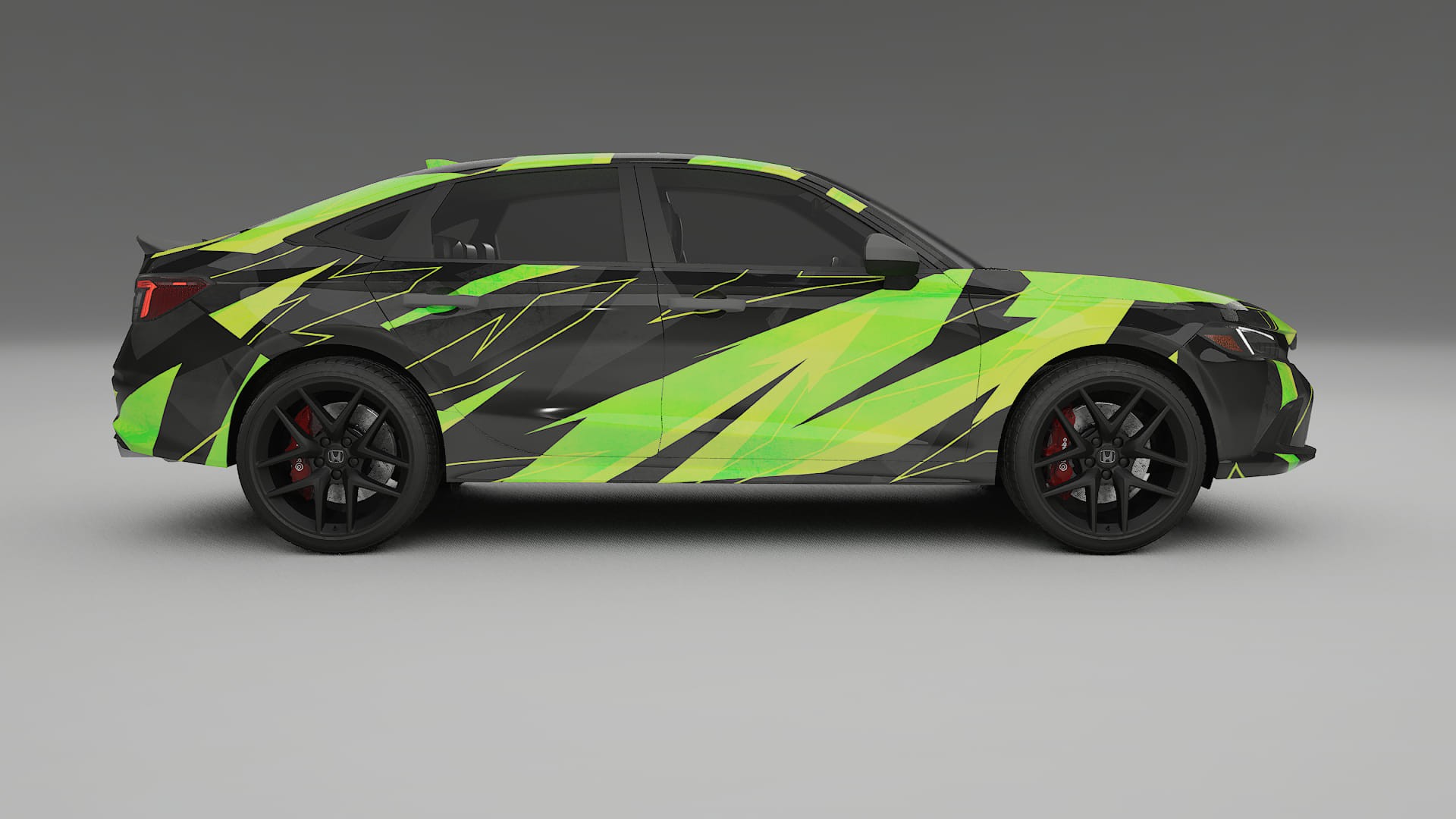 Honda Civic Si NINJA TURTLES Designed Wrap PPF Kit – Printable Polyurethane Film