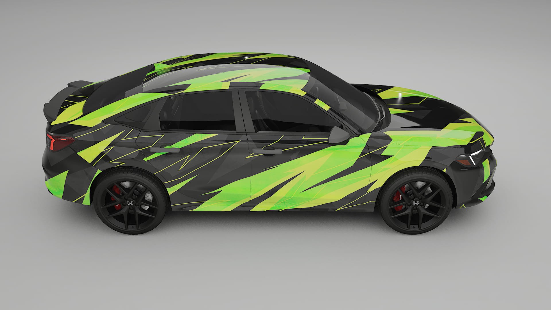 Honda Civic Si NINJA TURTLES Designed Wrap PPF Kit – Printable Polyurethane Film