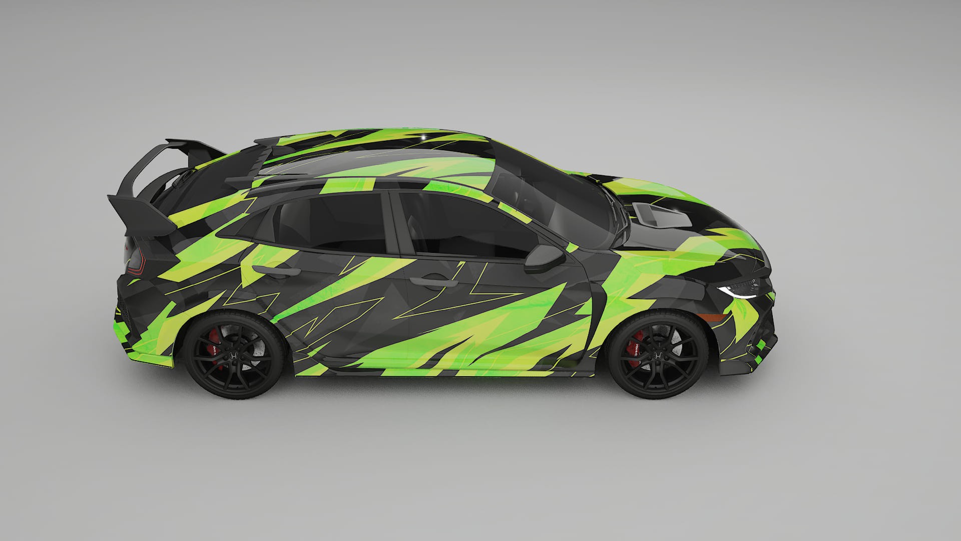 Honda Civic Type-R NINJA TURTLES Designed Wrap PPF Kit – Printable Polyurethane Film