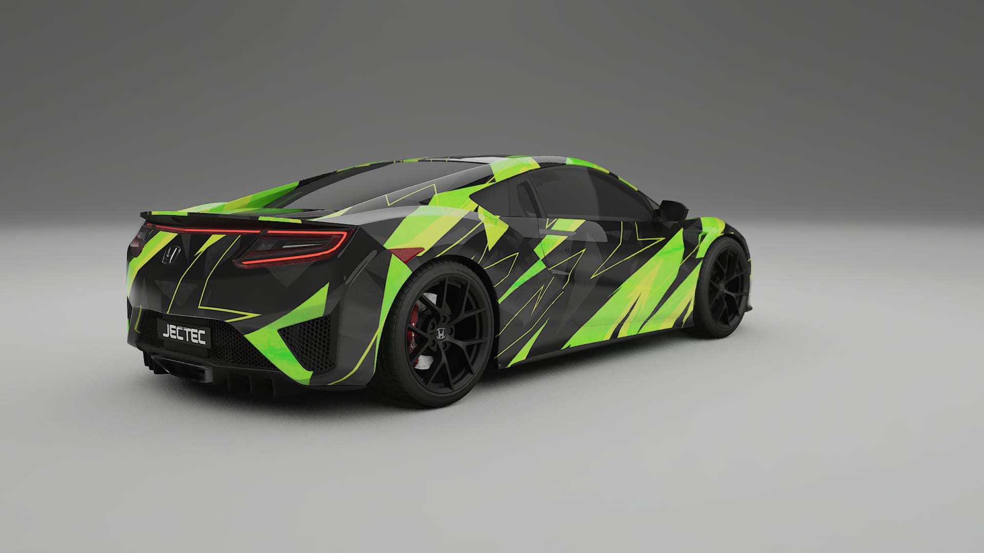Honda NSX prefacelift pre-LCI NINJA TURTLES Designed Wrap PPF Kit – Printable Polyurethane Film