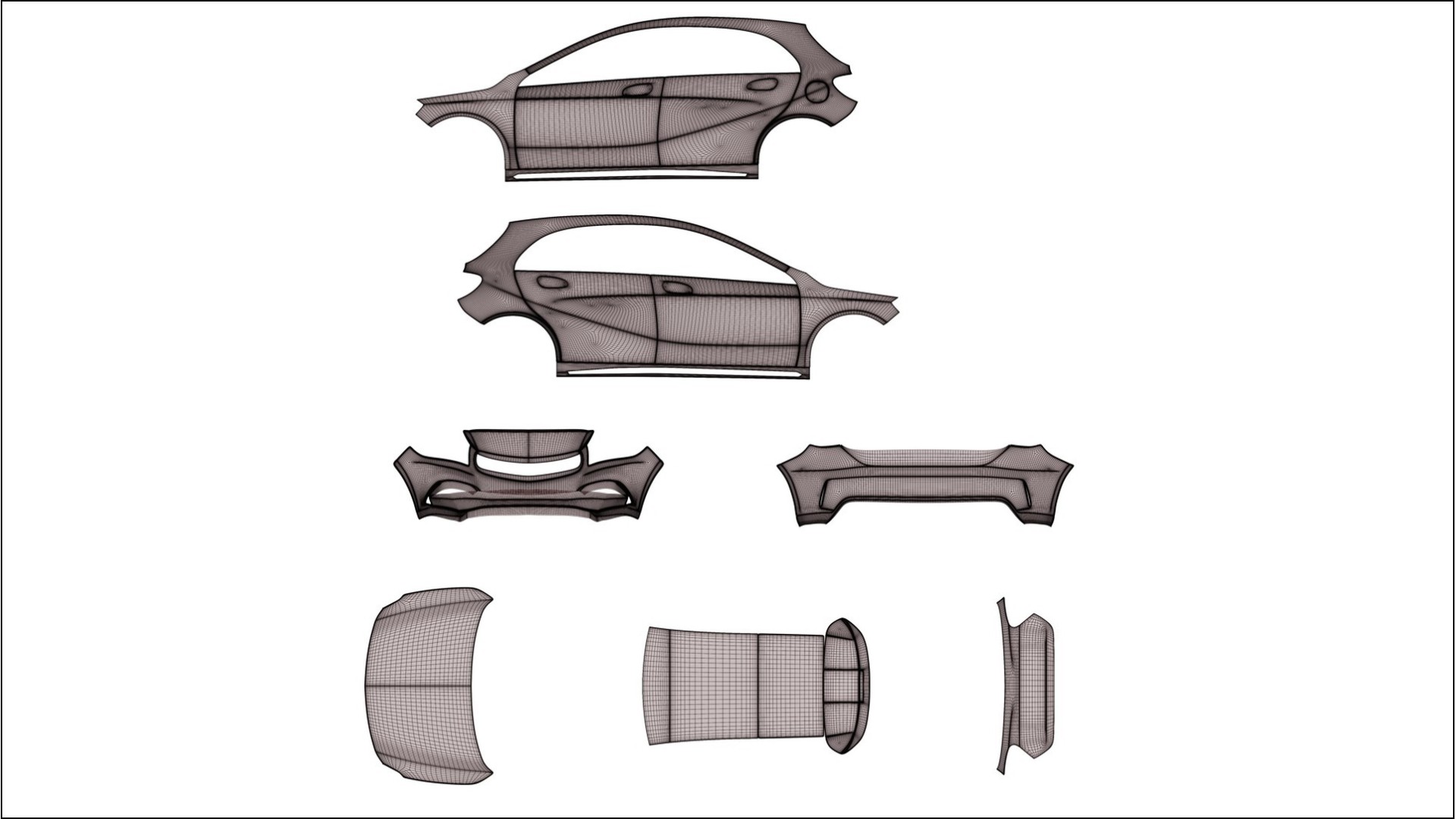 Mercedes A45 AMG W176 COBRA 11 Designed Wrap PPF Kit – Printable Polyurethane Film 2