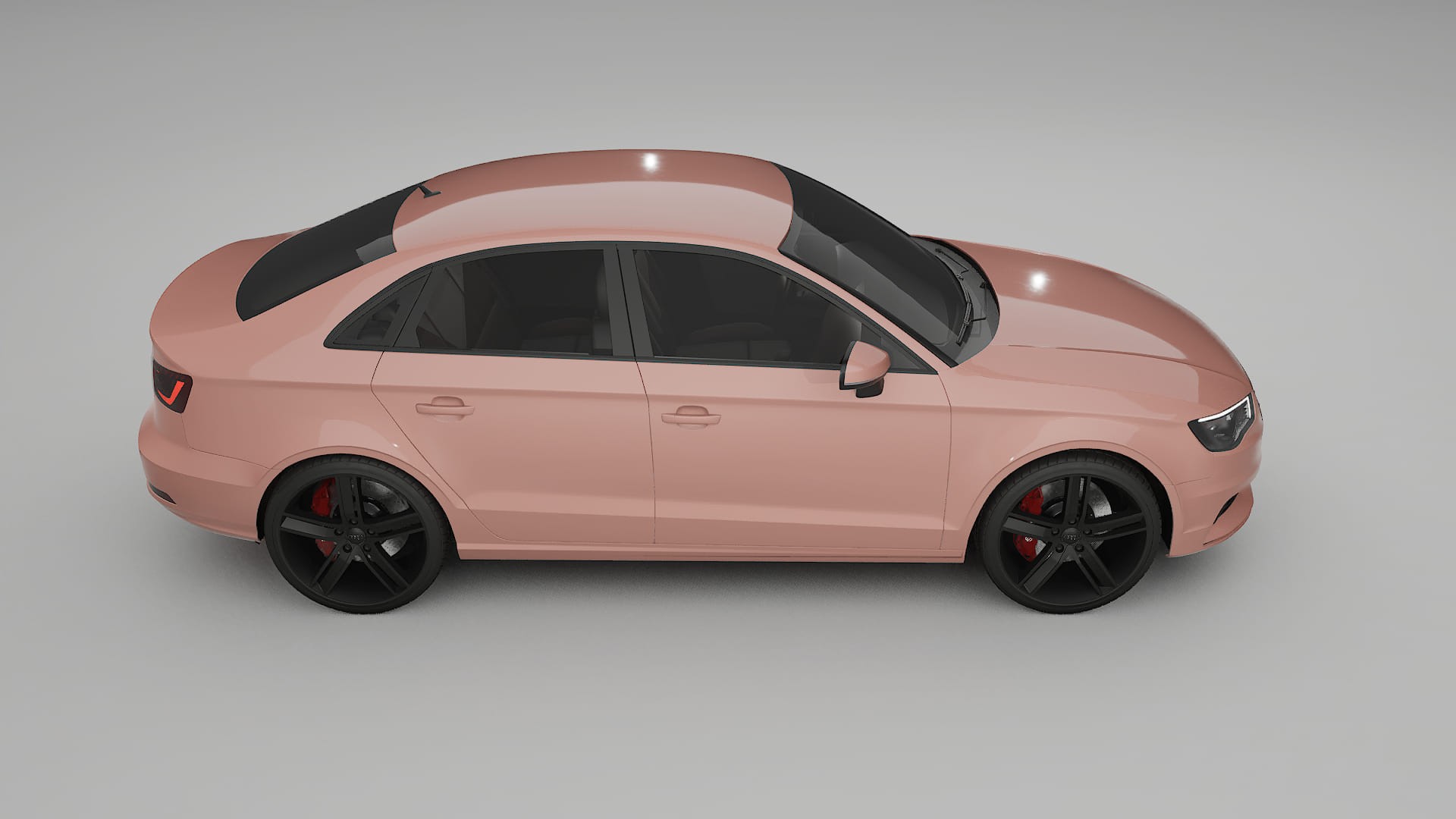 Audi A3 8V sedan prefacelift pre-LCI TPU Paint Protection Film | BLUSH Color Change PPF Full Pre-Cut Kit