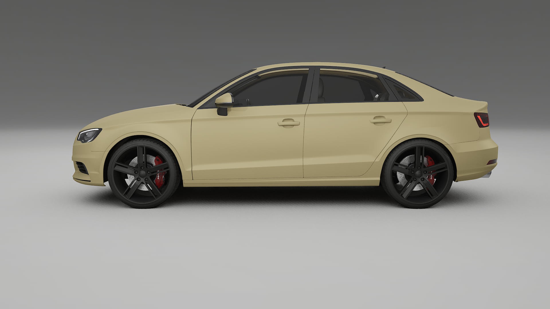Audi A3 8V sedan prefacelift pre-LCI TPU Paint Protection Film | SAND Color Change PPF Full Pre-Cut Kit