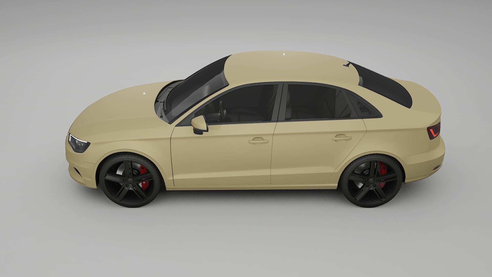Audi A3 8V sedan prefacelift pre-LCI TPU Paint Protection Film | SAND Color Change PPF Full Pre-Cut Kit