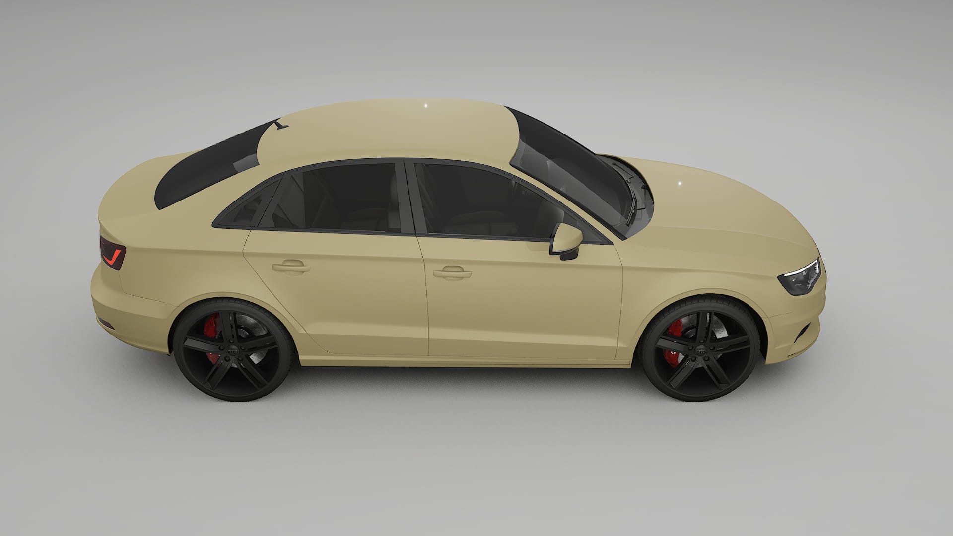Audi A3 8V sedan prefacelift pre-LCI TPU Paint Protection Film | SAND Color Change PPF Full Pre-Cut Kit