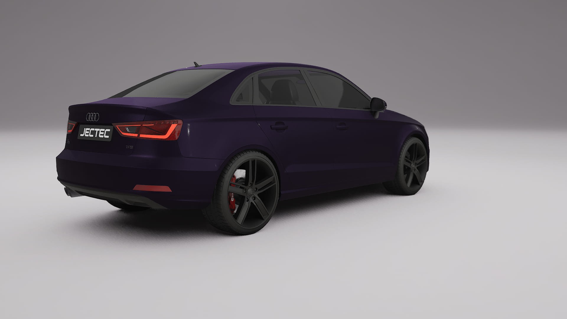 Audi A3 8V sedan prefacelift pre-LCI TPU Paint Protection Film | VIOLET Color Change PPF Full Pre-Cut Kit