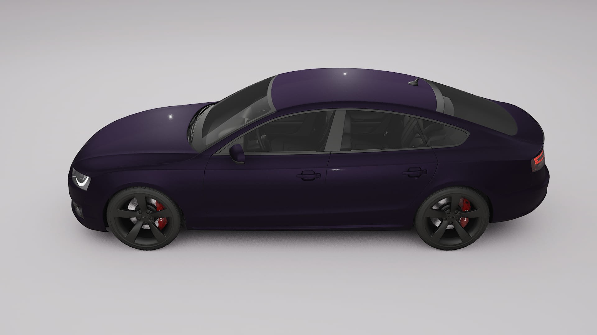 Audi A5 8T Sportback prefacelift pre-LCI TPU Paint Protection Film | VIOLET Color Change PPF Full Pre-Cut Kit