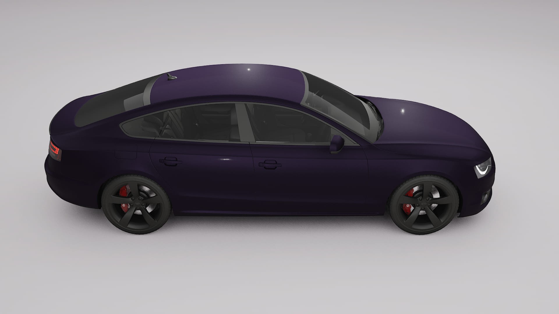 Audi A5 8T Sportback prefacelift pre-LCI TPU Paint Protection Film | VIOLET Color Change PPF Full Pre-Cut Kit