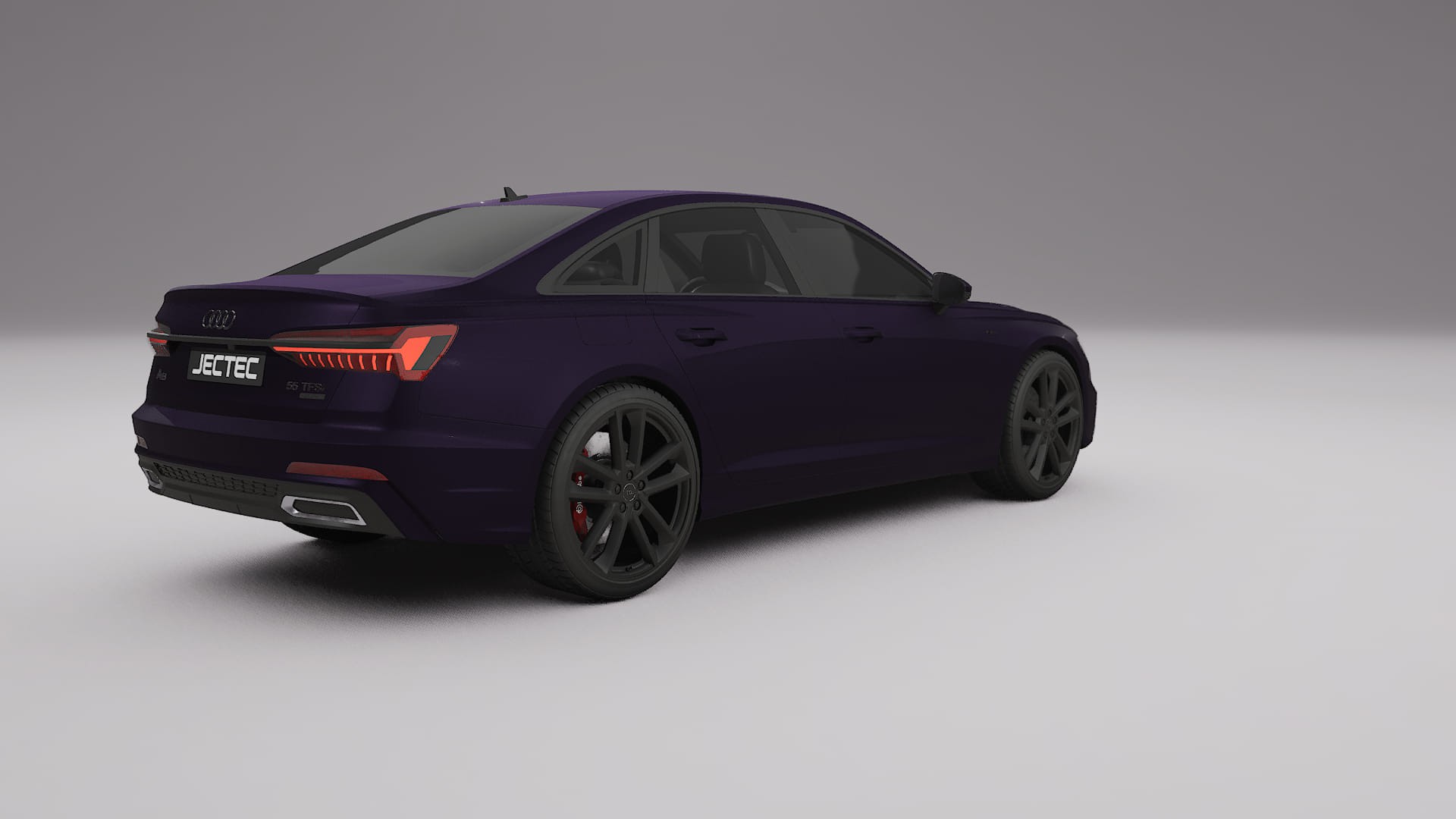 Audi A6 S-Line C8 TPU Paint Protection Film | VIOLET Color Change PPF Full Pre-Cut Kit