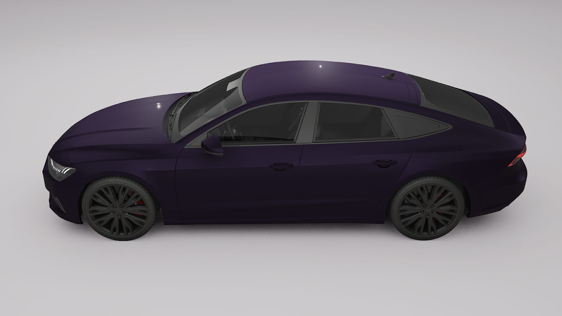 Audi A7 C8 Sportback prefacelift pre-LCI TPU Paint Protection Film | VIOLET Color Change PPF Full Pre-Cut Kit
