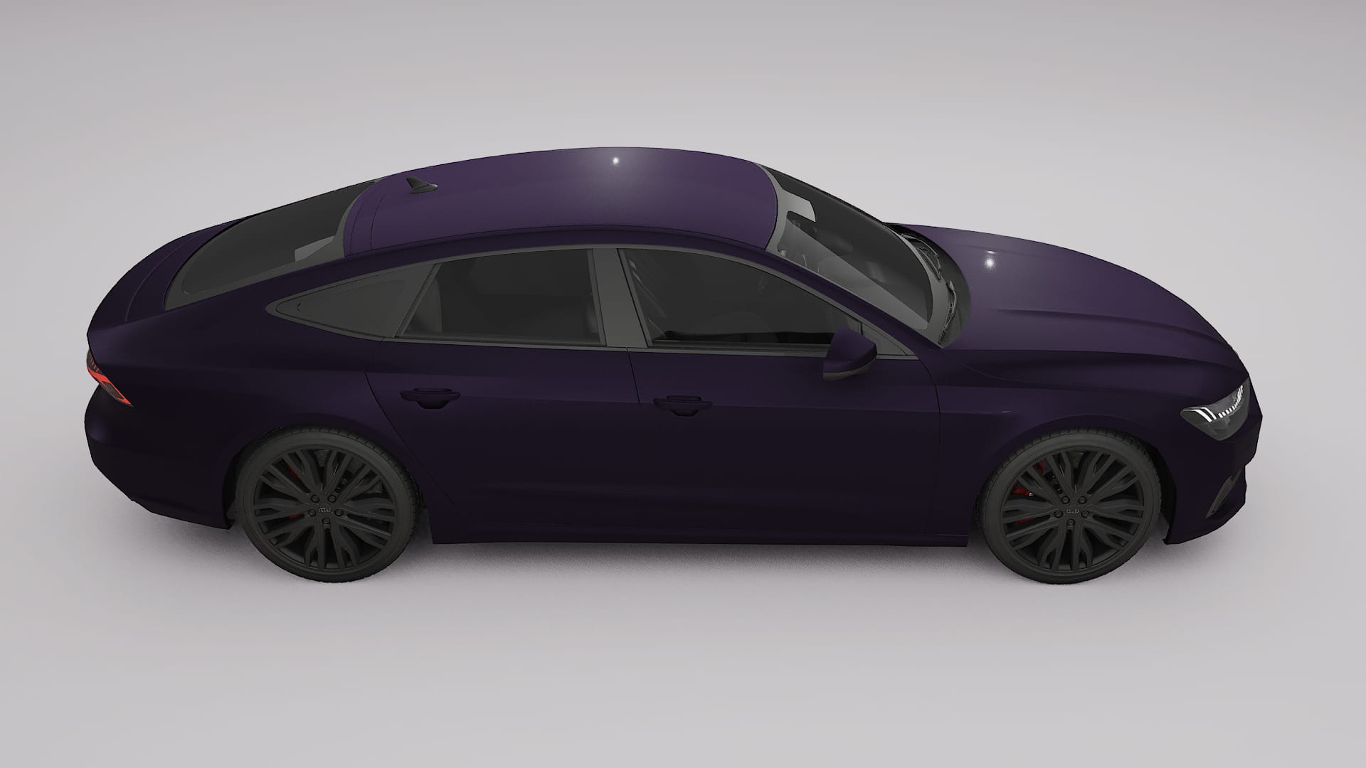 Audi A7 C8 Sportback prefacelift pre-LCI TPU Paint Protection Film | VIOLET Color Change PPF Full Pre-Cut Kit