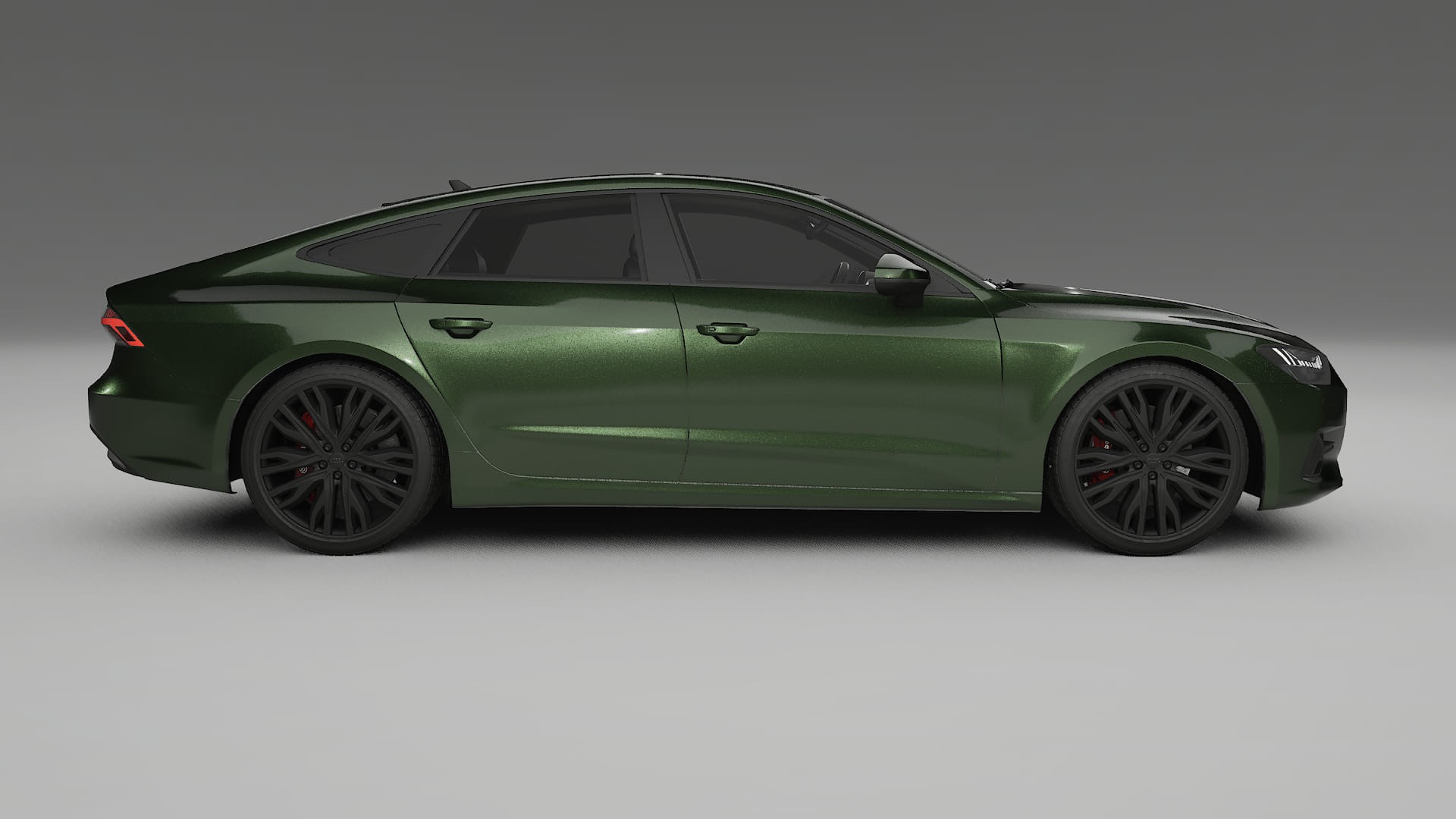 Audi A7 C8 Sportback prefacelift pre-LCI TPU Paint Protection Film | LAGOON Color Change PPF Full Pre-Cut Kit