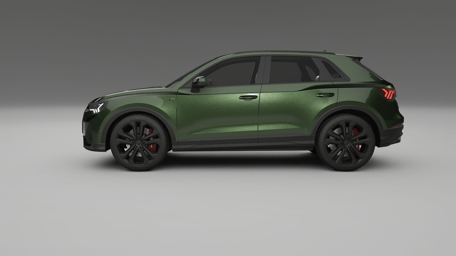 Audi Q3 S-Line F3 TPU Paint Protection Film | LAGOON Color Change PPF Full Pre-Cut Kit