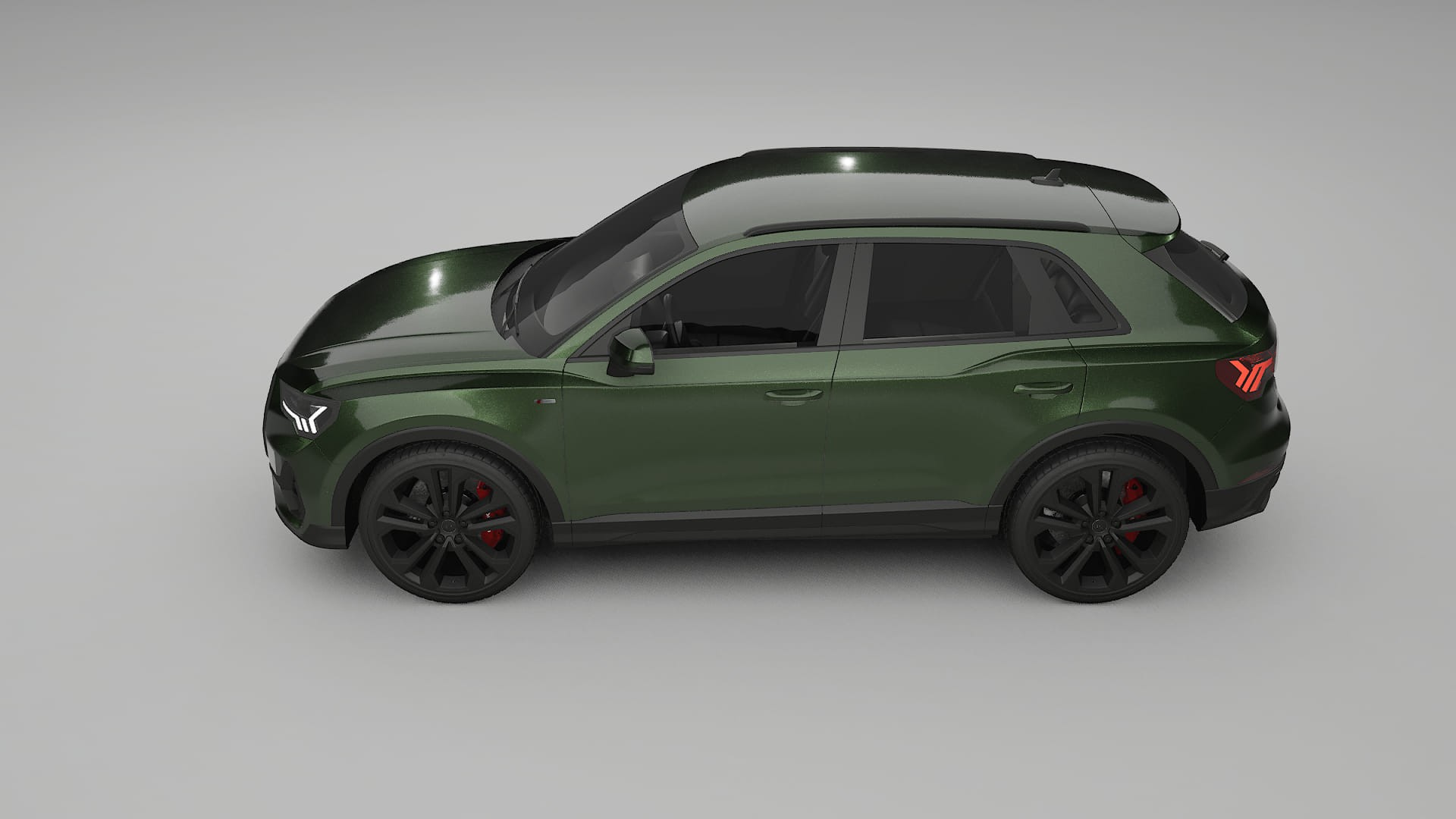 Audi Q3 S-Line F3 TPU Paint Protection Film | LAGOON Color Change PPF Full Pre-Cut Kit