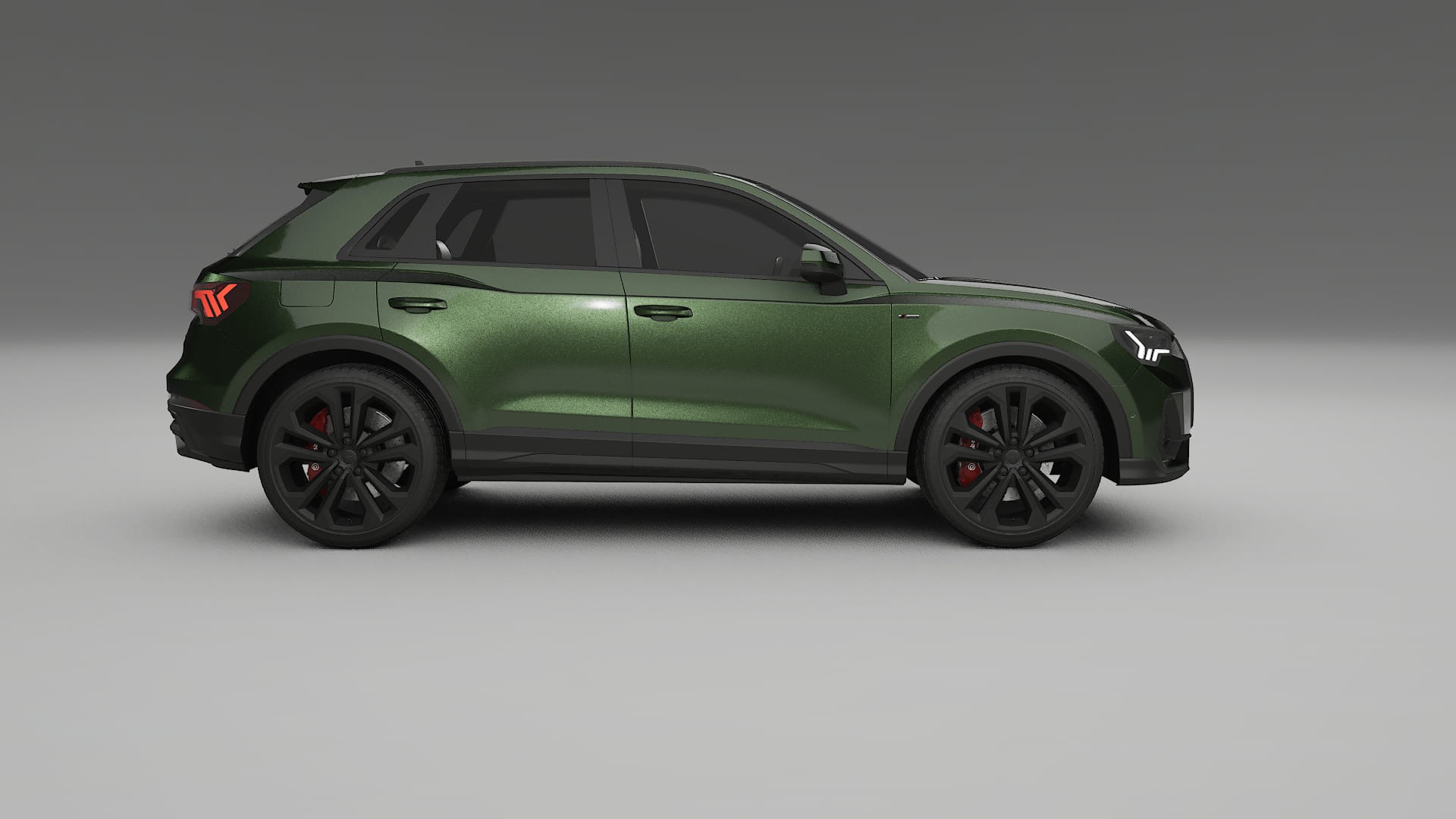 Audi Q3 S-Line F3 TPU Paint Protection Film | LAGOON Color Change PPF Full Pre-Cut Kit