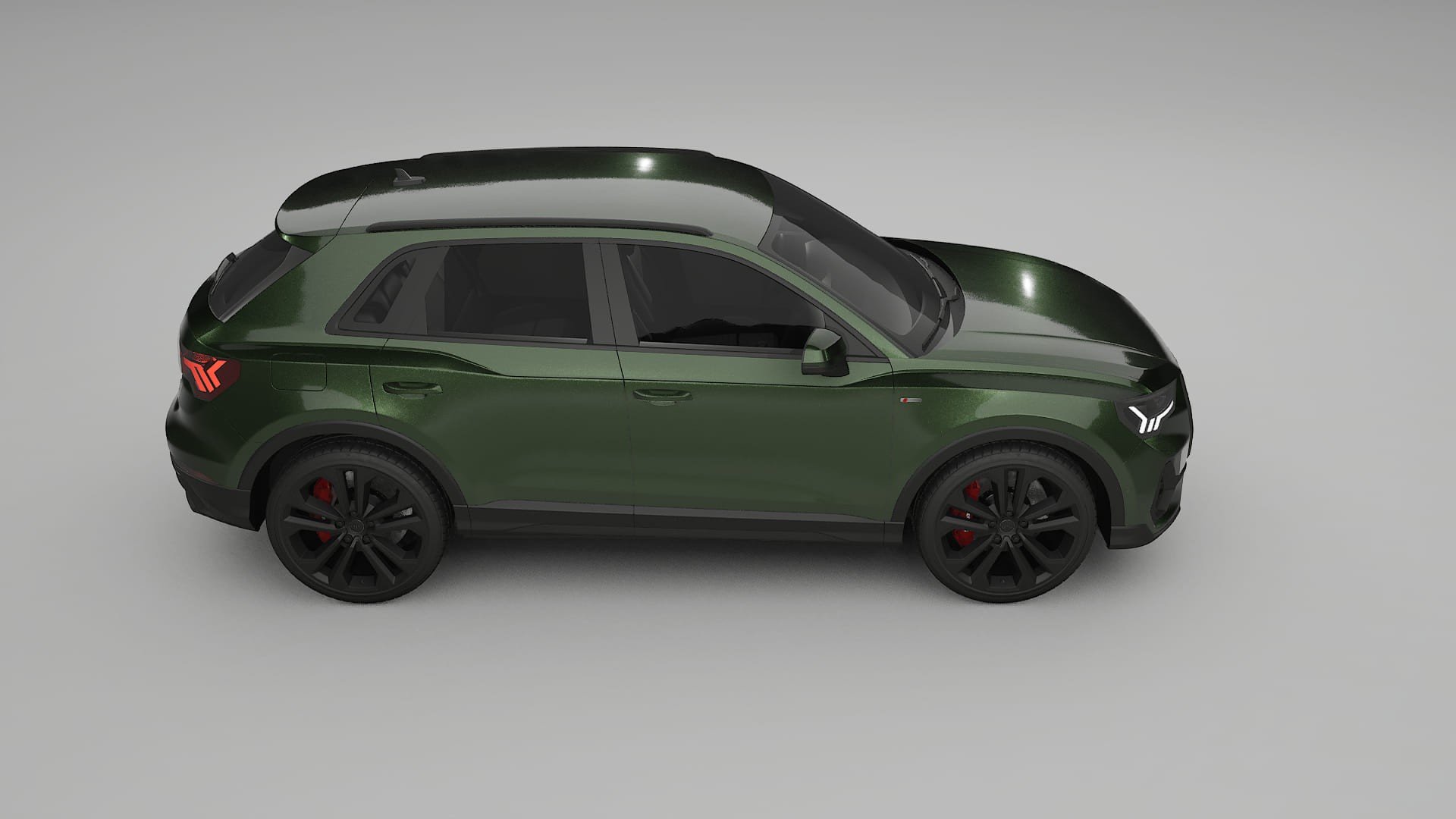 Audi Q3 S-Line F3 TPU Paint Protection Film | LAGOON Color Change PPF Full Pre-Cut Kit