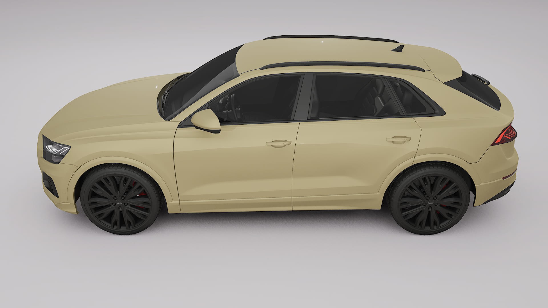 Audi Q8 F1 prefacelift pre-LCI TPU Paint Protection Film | SAND Color Change PPF Full Pre-Cut Kit