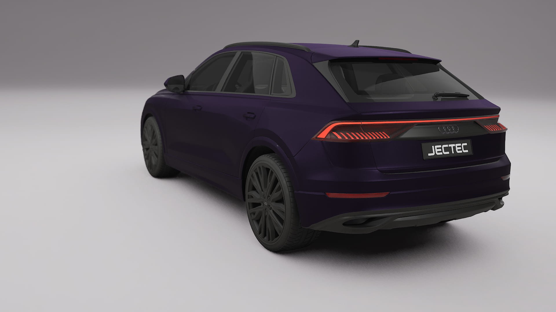 Audi Q8 F1 prefacelift pre-LCI TPU Paint Protection Film | VIOLET Color Change PPF Full Pre-Cut Kit
