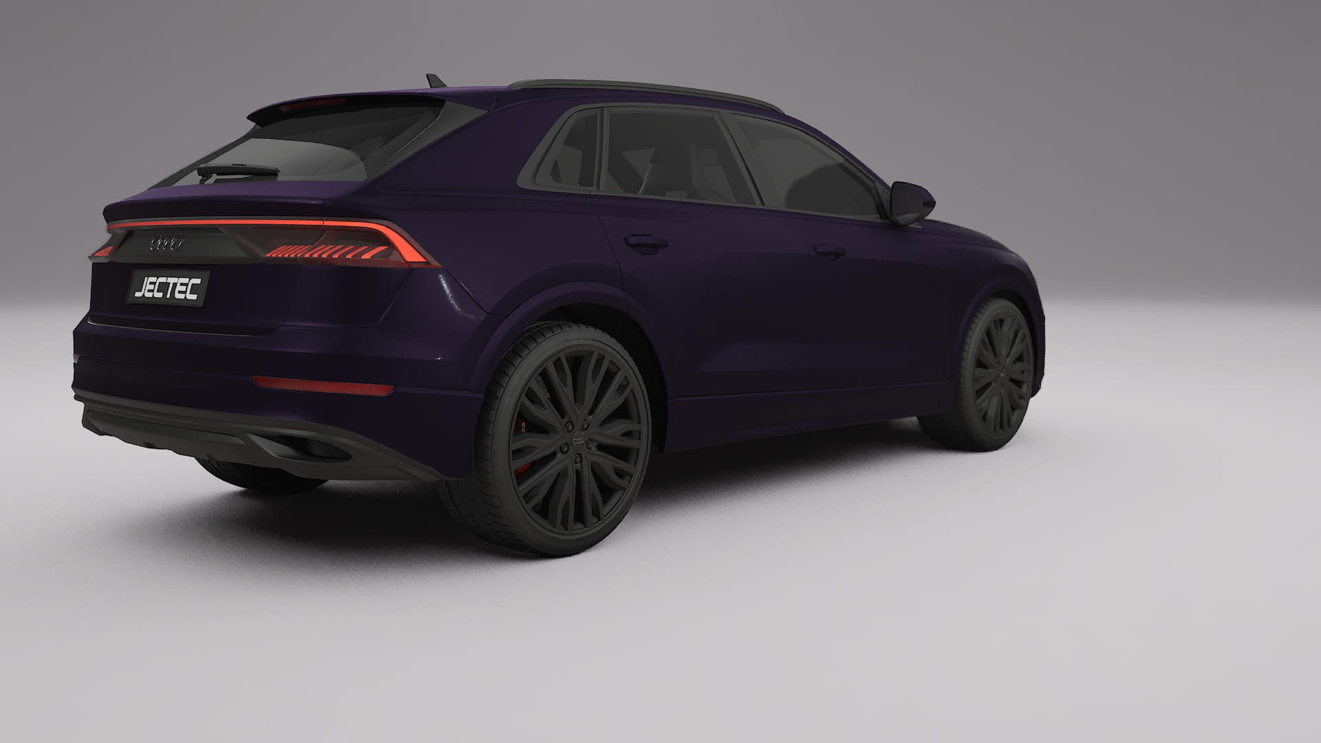 Audi Q8 F1 prefacelift pre-LCI TPU Paint Protection Film | VIOLET Color Change PPF Full Pre-Cut Kit