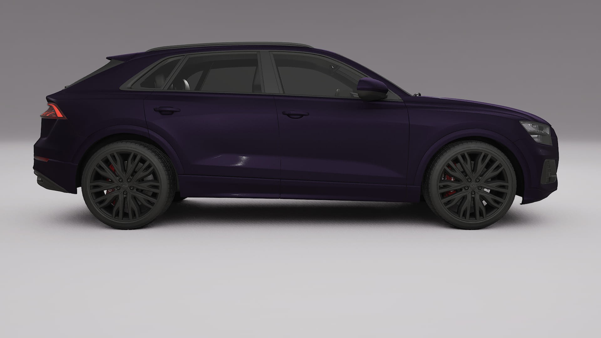 Audi Q8 F1 prefacelift pre-LCI TPU Paint Protection Film | VIOLET Color Change PPF Full Pre-Cut Kit