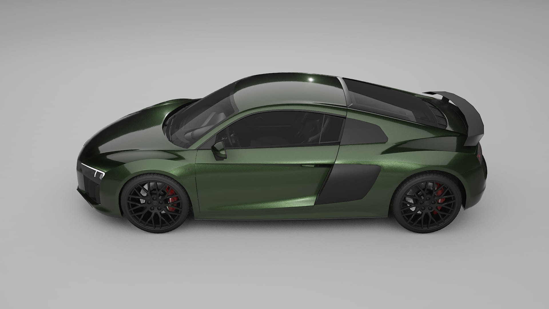 Audi R8 typ-4S prefacelift pre-LCI TPU Paint Protection Film | LAGOON Color Change PPF Full Pre-Cut Kit