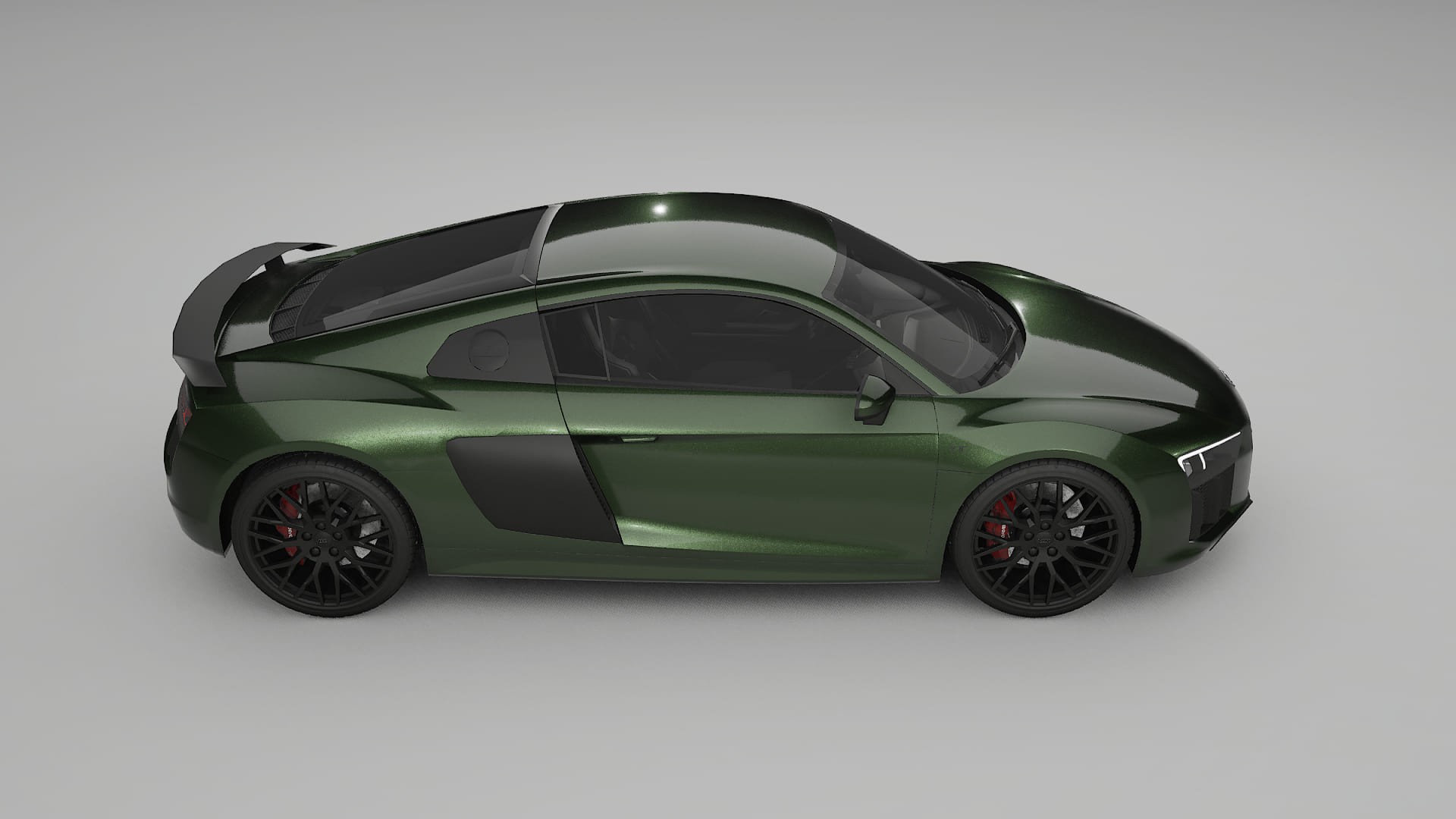 Audi R8 typ-4S prefacelift pre-LCI TPU Paint Protection Film | LAGOON Color Change PPF Full Pre-Cut Kit