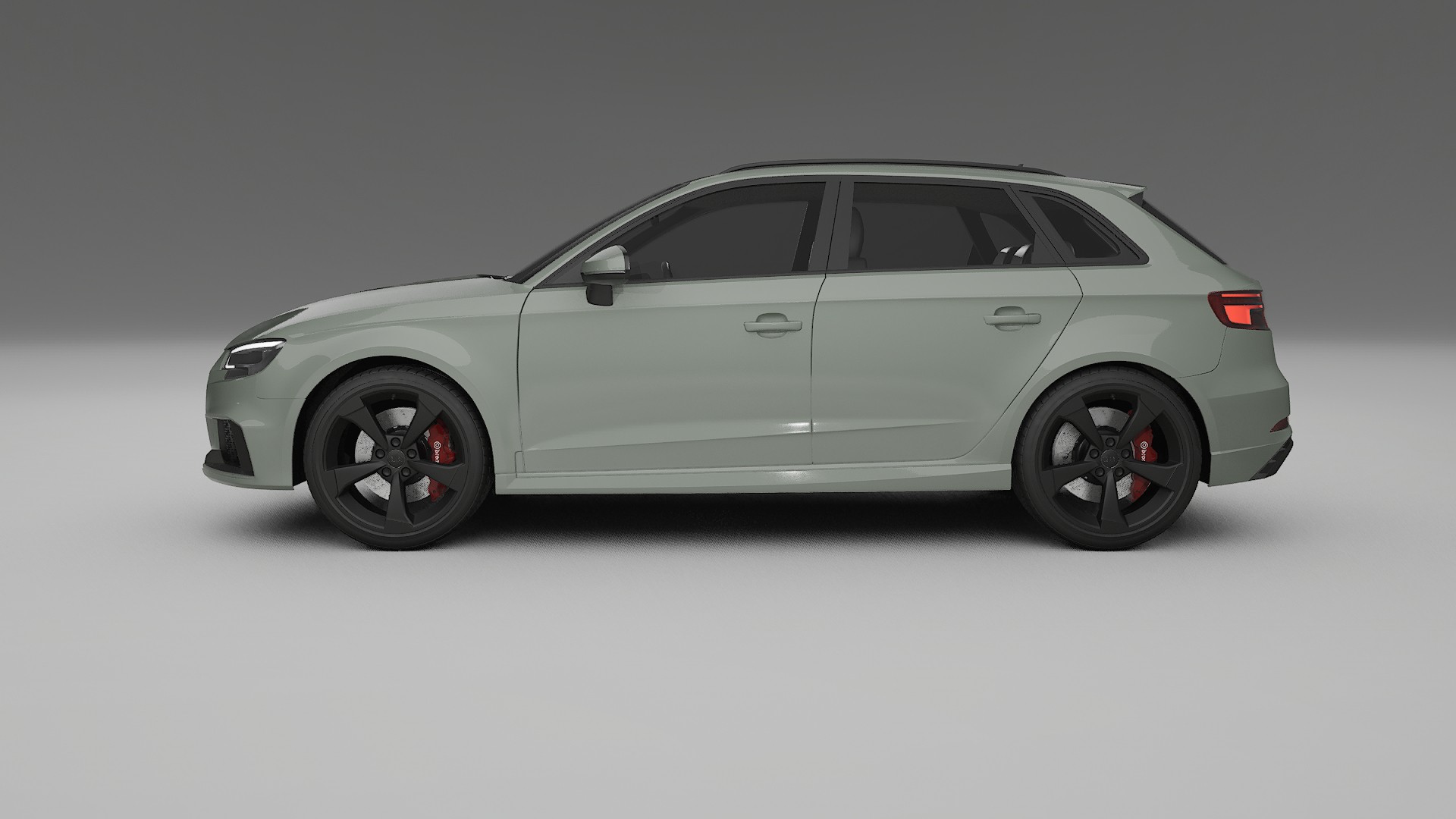 Audi RS3 Sportback 8V facelift LCI TPU Paint Protection Film | SLATE Color Change PPF Full Pre-Cut Kit