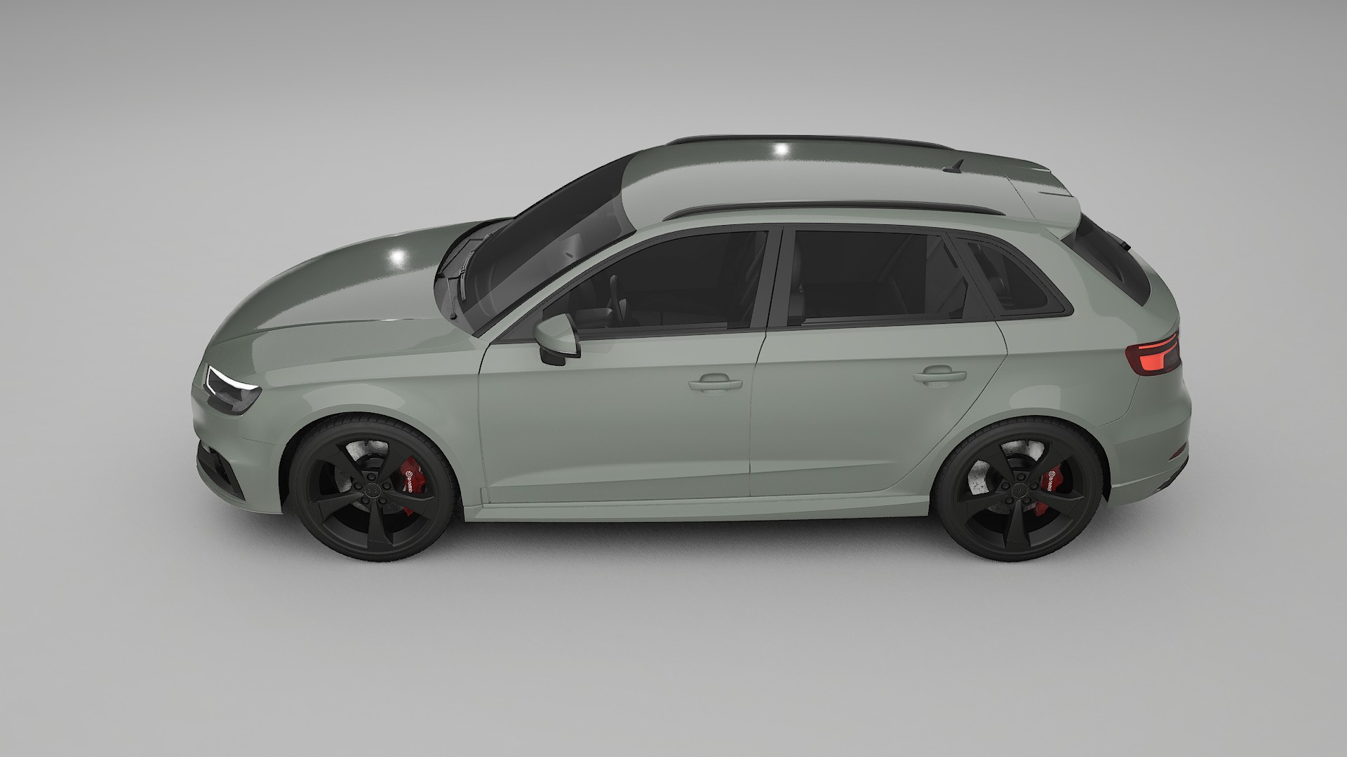 Audi RS3 Sportback 8V facelift LCI TPU Paint Protection Film | SLATE Color Change PPF Full Pre-Cut Kit