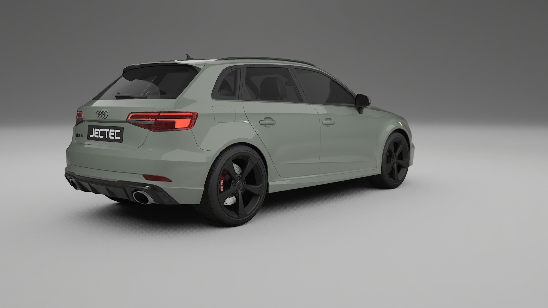 Audi RS3 Sportback 8V facelift LCI TPU Paint Protection Film | SLATE Color Change PPF Full Pre-Cut Kit