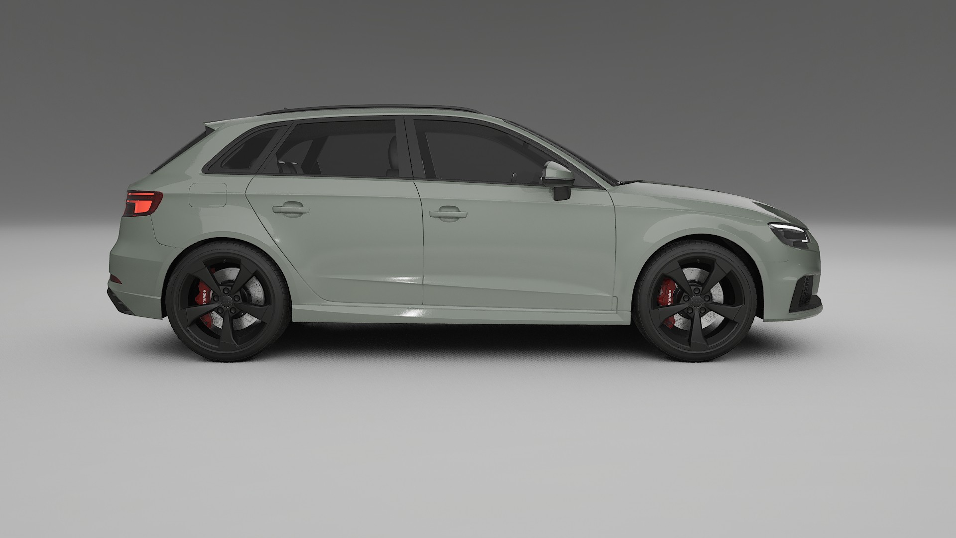 Audi RS3 Sportback 8V facelift LCI TPU Paint Protection Film | SLATE Color Change PPF Full Pre-Cut Kit