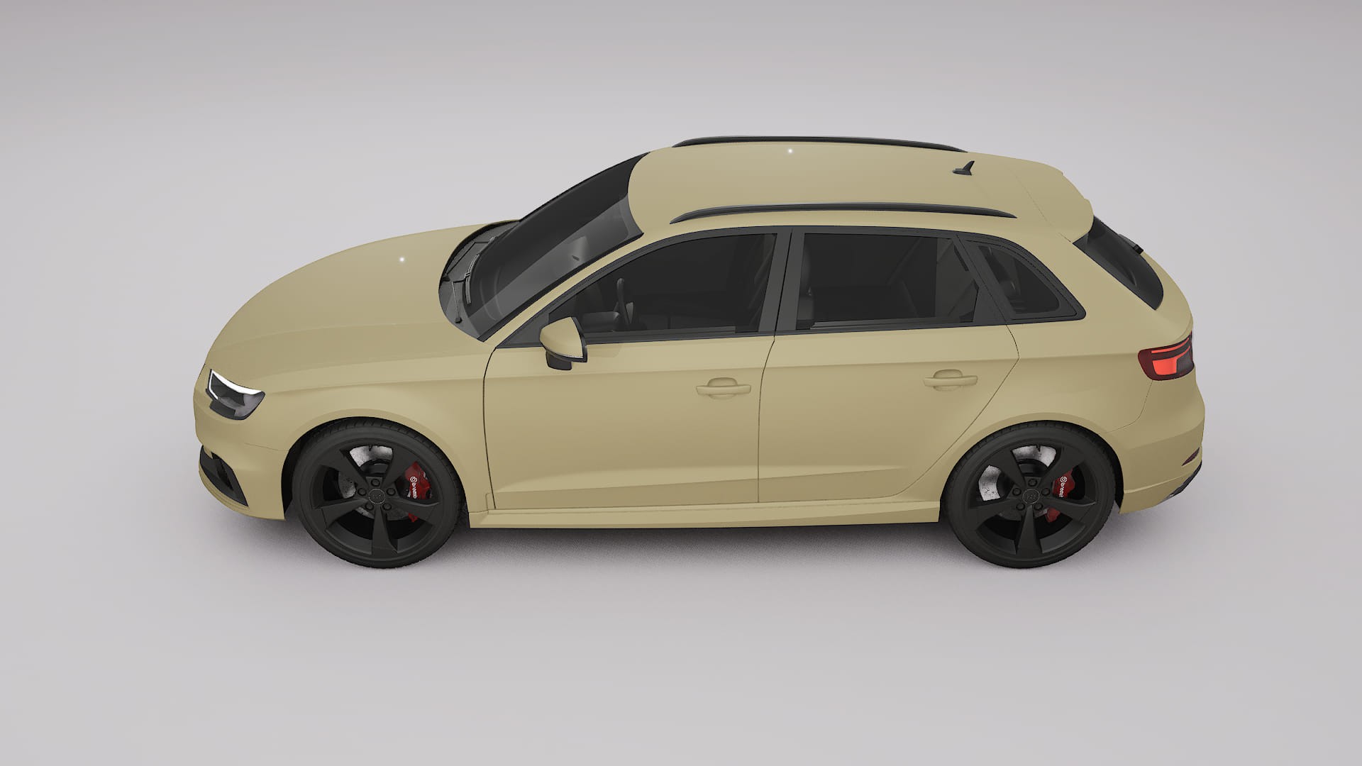 Audi RS3 Sportback 8V facelift LCI TPU Paint Protection Film | SAND Color Change PPF Full Pre-Cut Kit