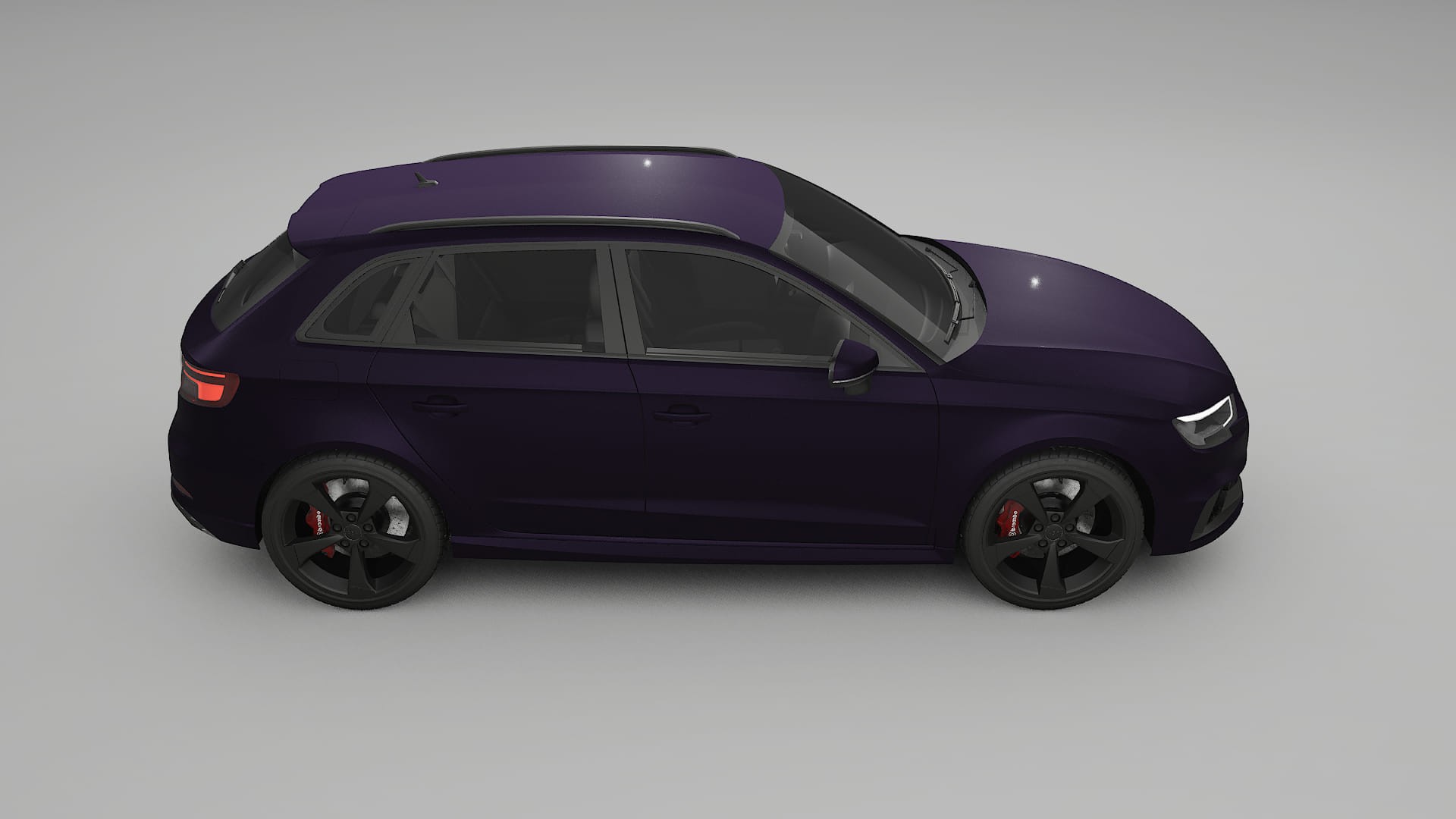 Audi RS3 Sportback 8V facelift LCI TPU Paint Protection Film | VIOLET Color Change PPF Full Pre-Cut Kit