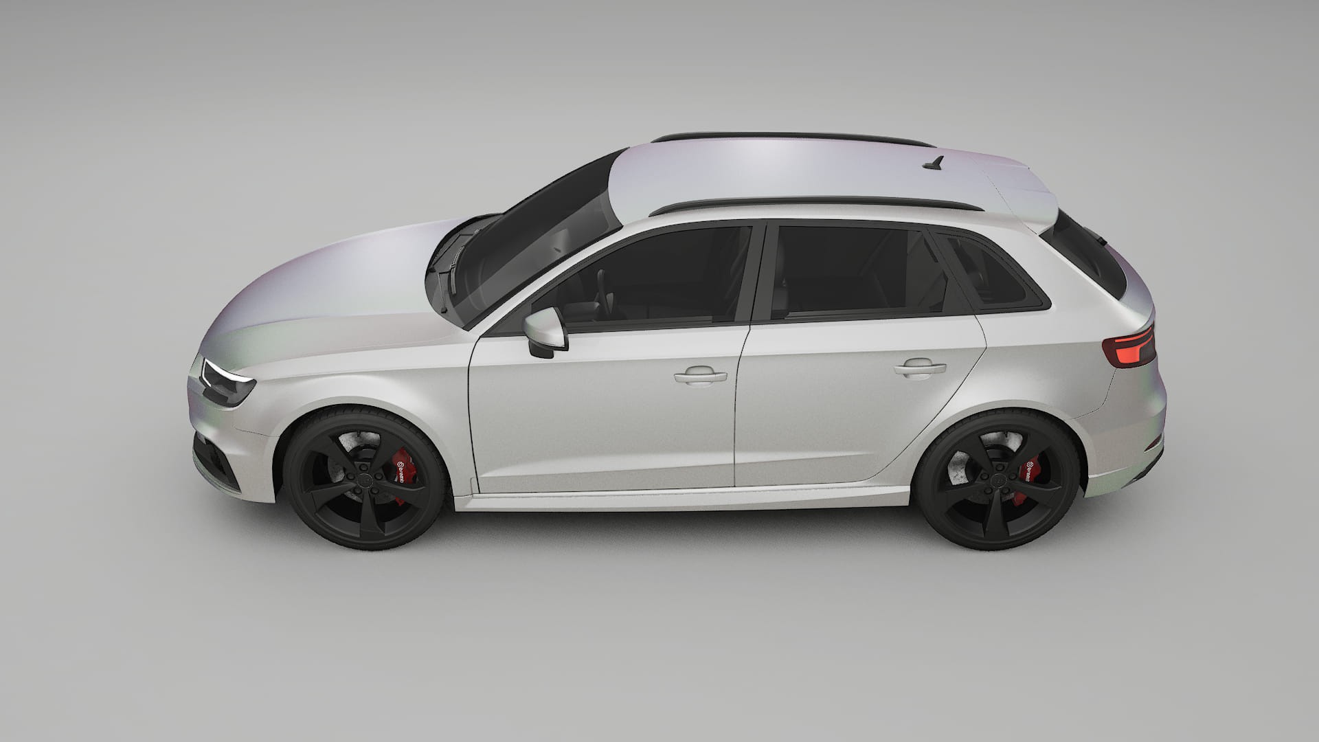 Audi RS3 Sportback 8V facelift LCI TPU Paint Protection Film | NEBULA Color Change PPF Full Pre-Cut Kit