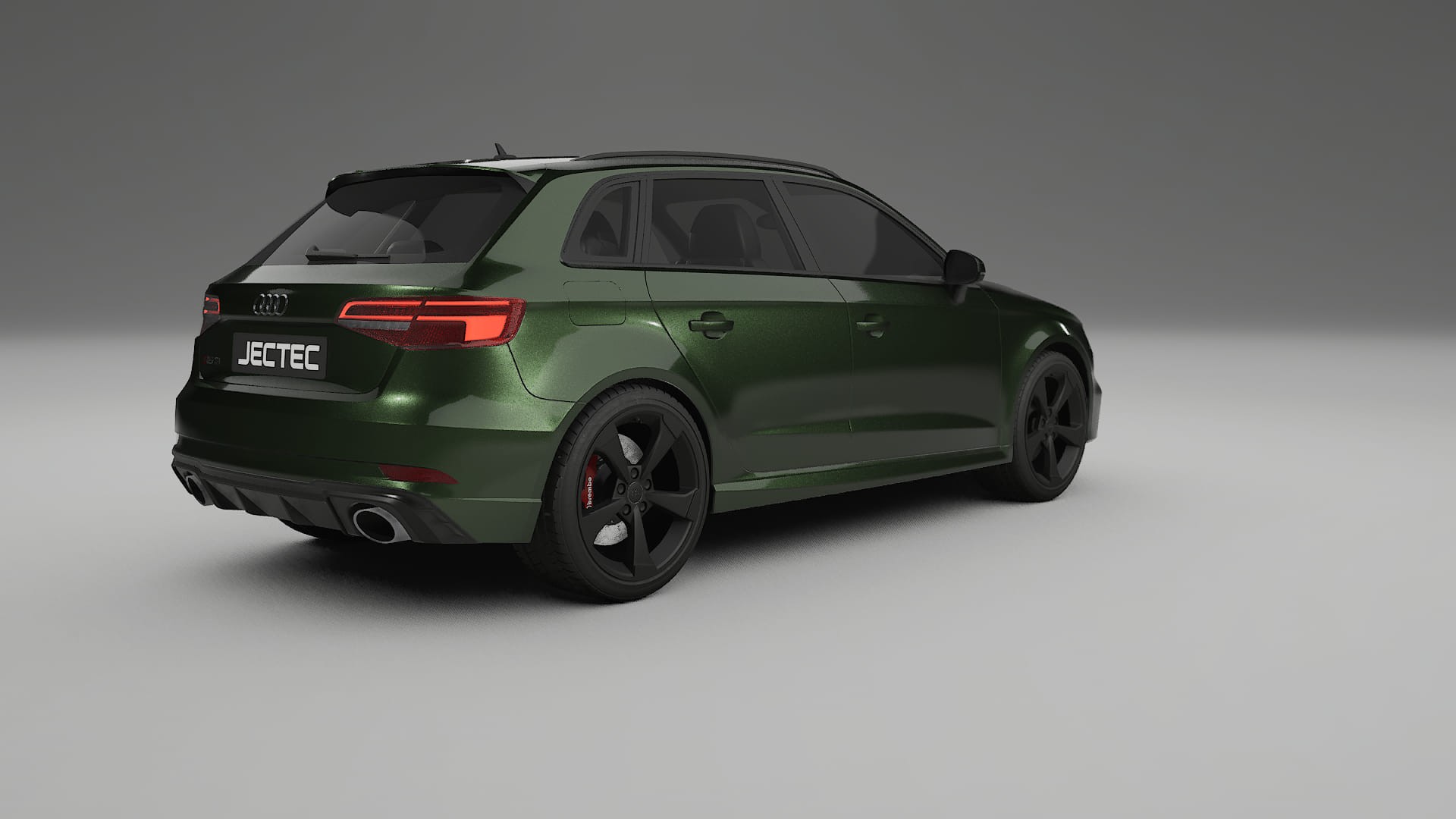 Audi RS3 Sportback 8V facelift LCI TPU Paint Protection Film | LAGOON Color Change PPF Full Pre-Cut Kit