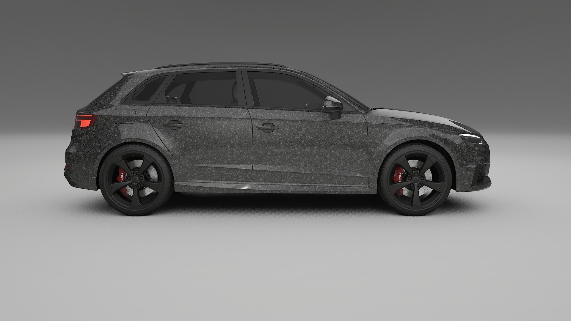 Audi RS3 Sportback 8V facelift LCI TPU Paint Protection Film | FORGED S Color Change PPF Full Pre-Cut Kit