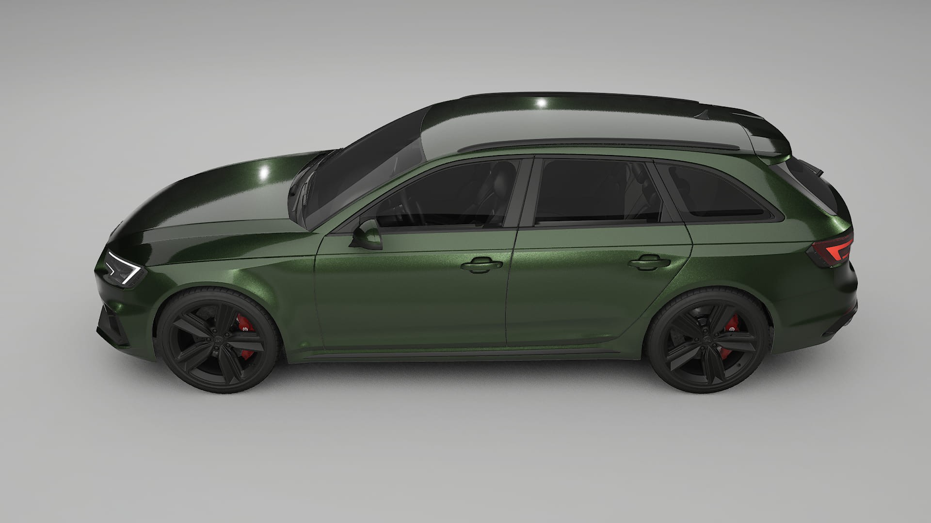 Audi RS4 Avant B9 prefacelift pre-LCI TPU Paint Protection Film | LAGOON Color Change PPF Full Pre-Cut Kit