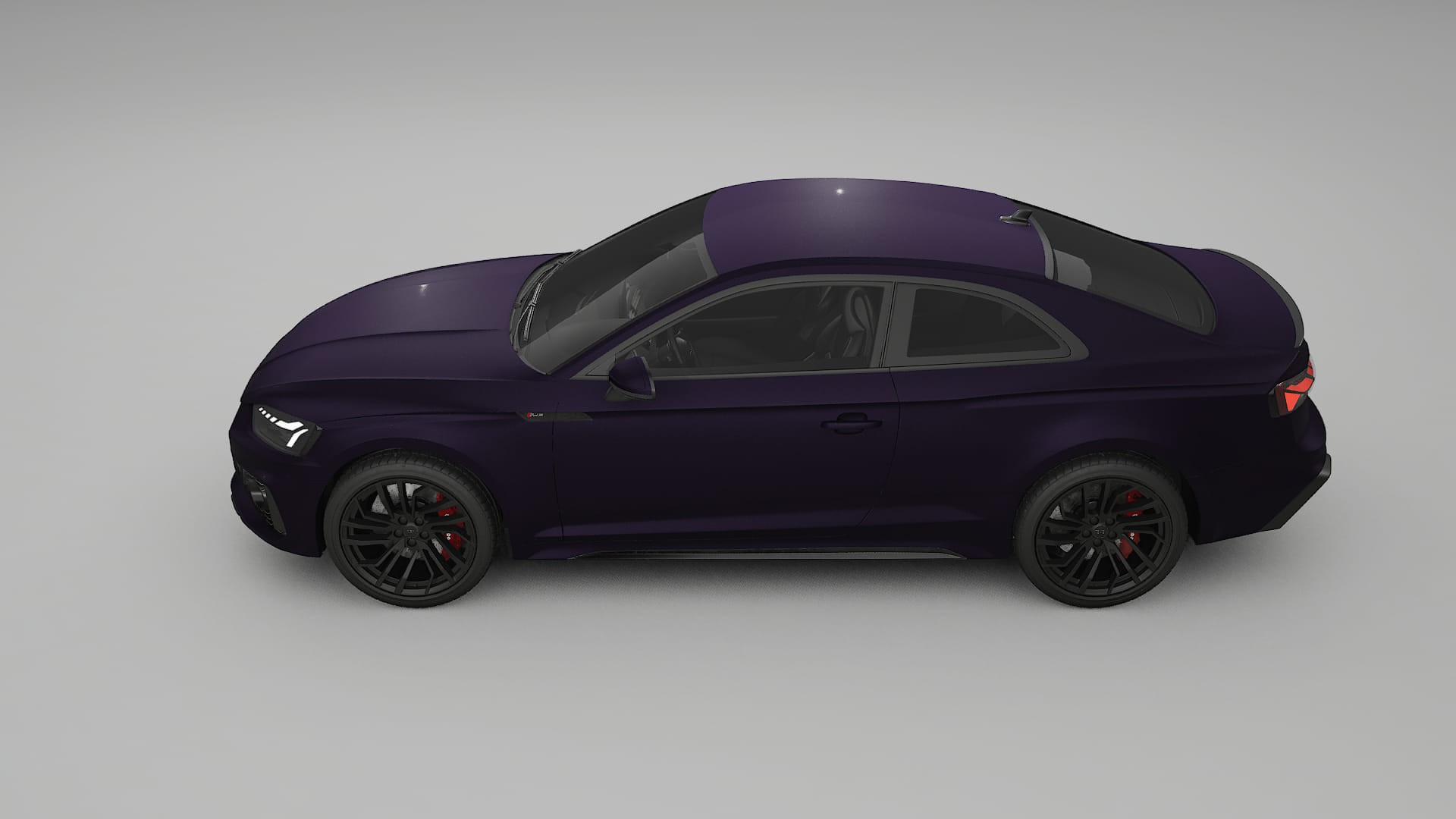 Audi RS5 Coupe B9 facelift pre-LCI TPU Paint Protection Film | VIOLET Color Change PPF Full Pre-Cut Kit