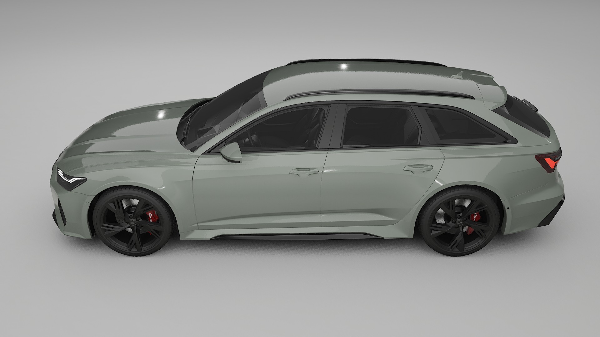 Audi RS6 Avant C8 facelift LCI TPU Paint Protection Film | SLATE Color Change PPF Full Pre-Cut Kit