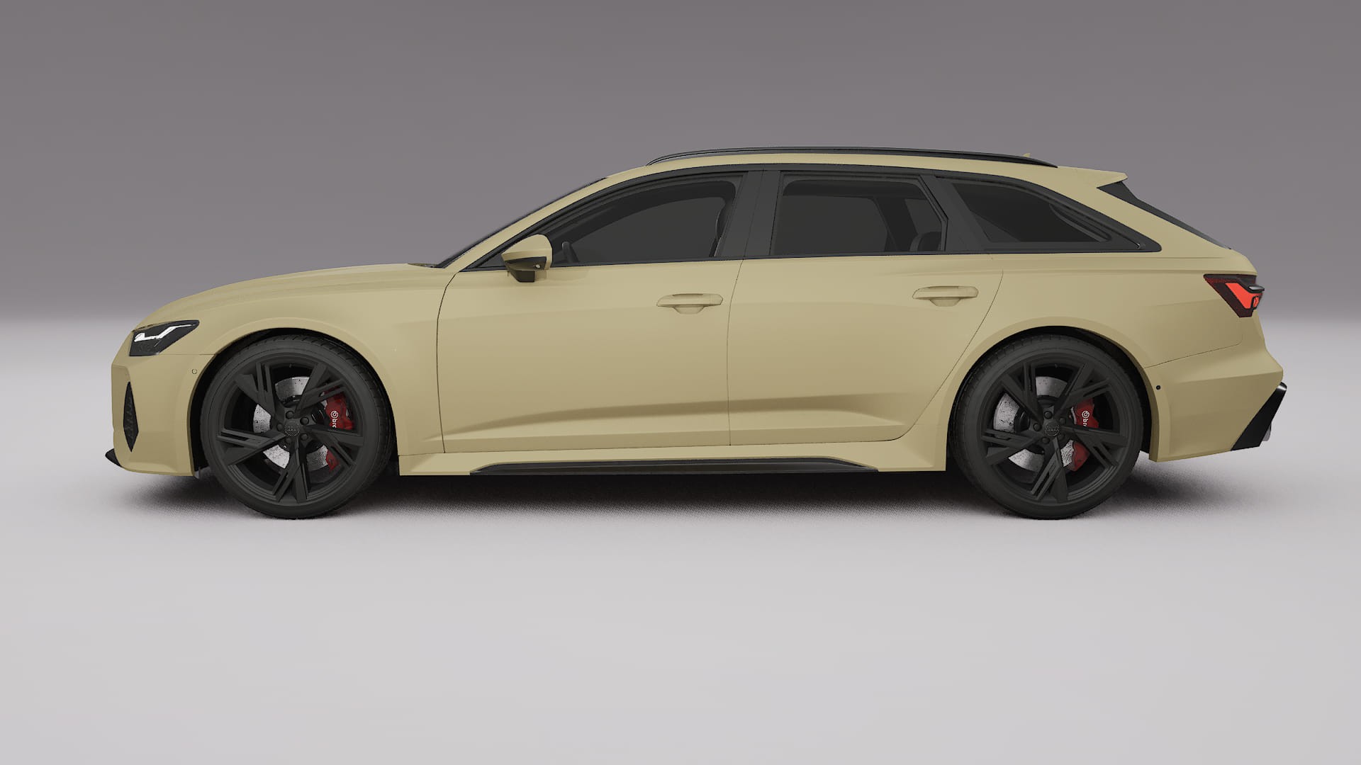 Audi RS6 Avant C8 facelift LCI TPU Paint Protection Film | SAND Color Change PPF Full Pre-Cut Kit