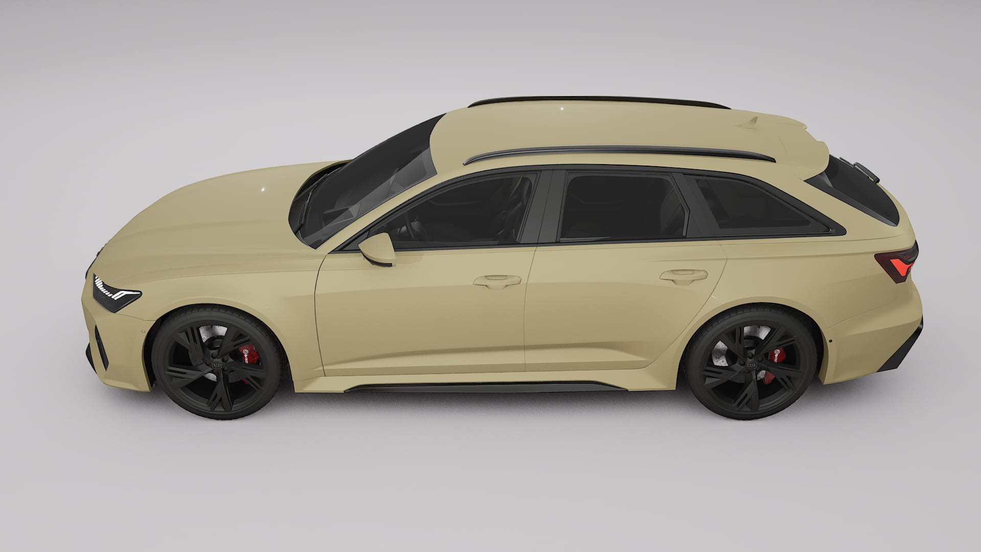 Audi RS6 Avant C8 facelift LCI TPU Paint Protection Film | SAND Color Change PPF Full Pre-Cut Kit
