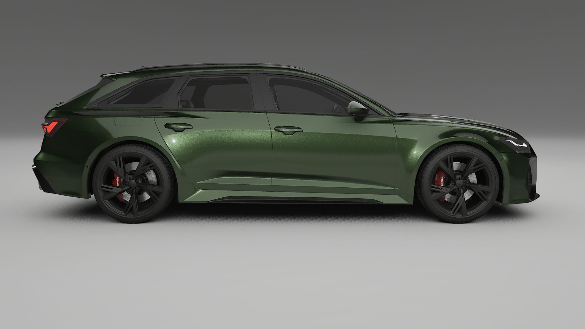 Audi RS6 Avant C8 facelift LCI TPU Paint Protection Film | LAGOON Color Change PPF Full Pre-Cut Kit