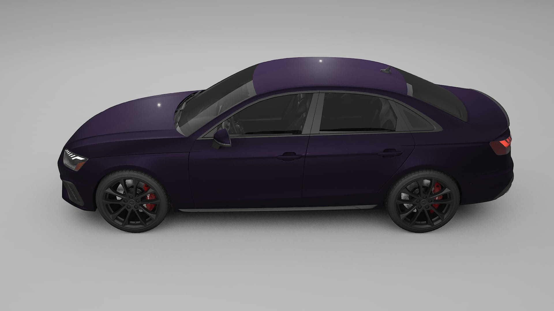 Audi S4 Sedan B9 facelift LCI TPU Paint Protection Film | VIOLET Color Change PPF Full Pre-Cut Kit