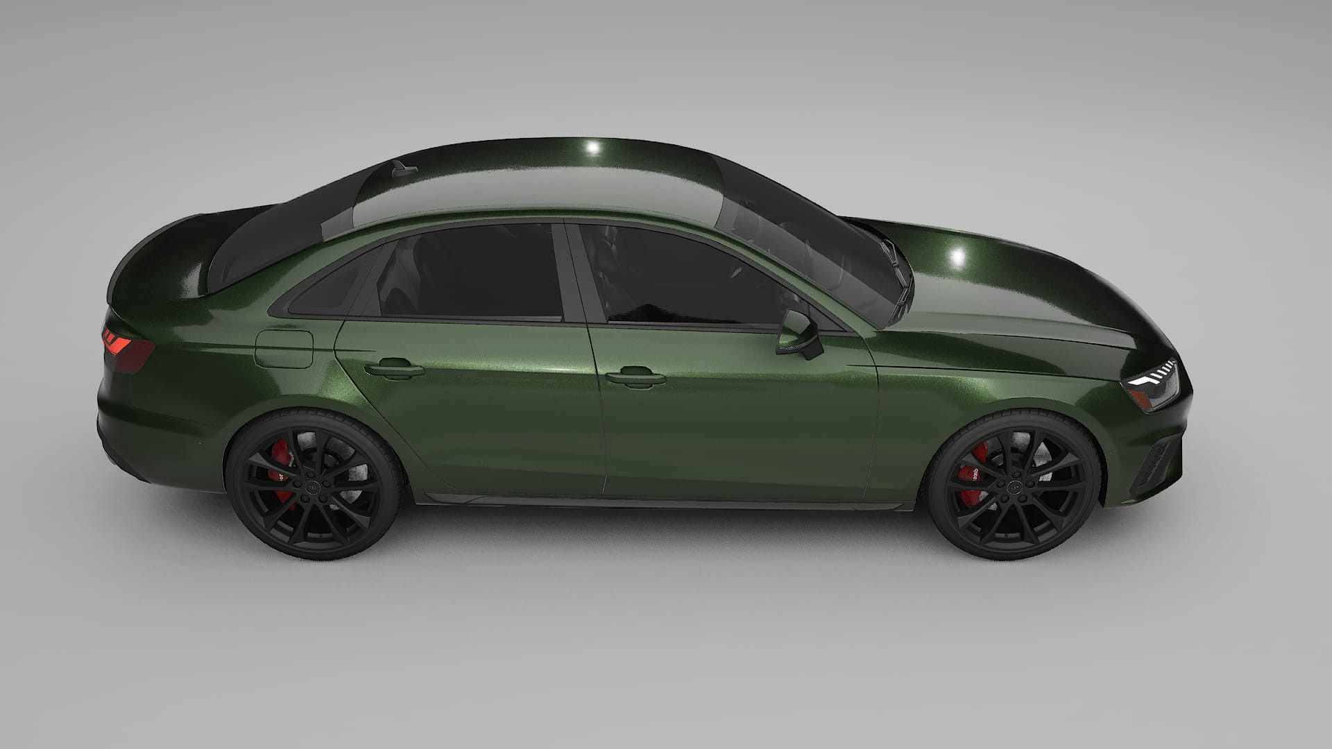 Audi S4 Sedan B9 facelift LCI TPU Paint Protection Film | LAGOON Color Change PPF Full Pre-Cut Kit