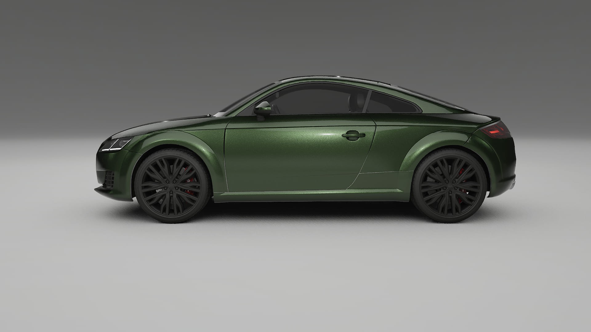 Audi TT Coupe 8S prefacelift pre-LCI TPU Paint Protection Film | LAGOON Color Change PPF Full Pre-Cut Kit