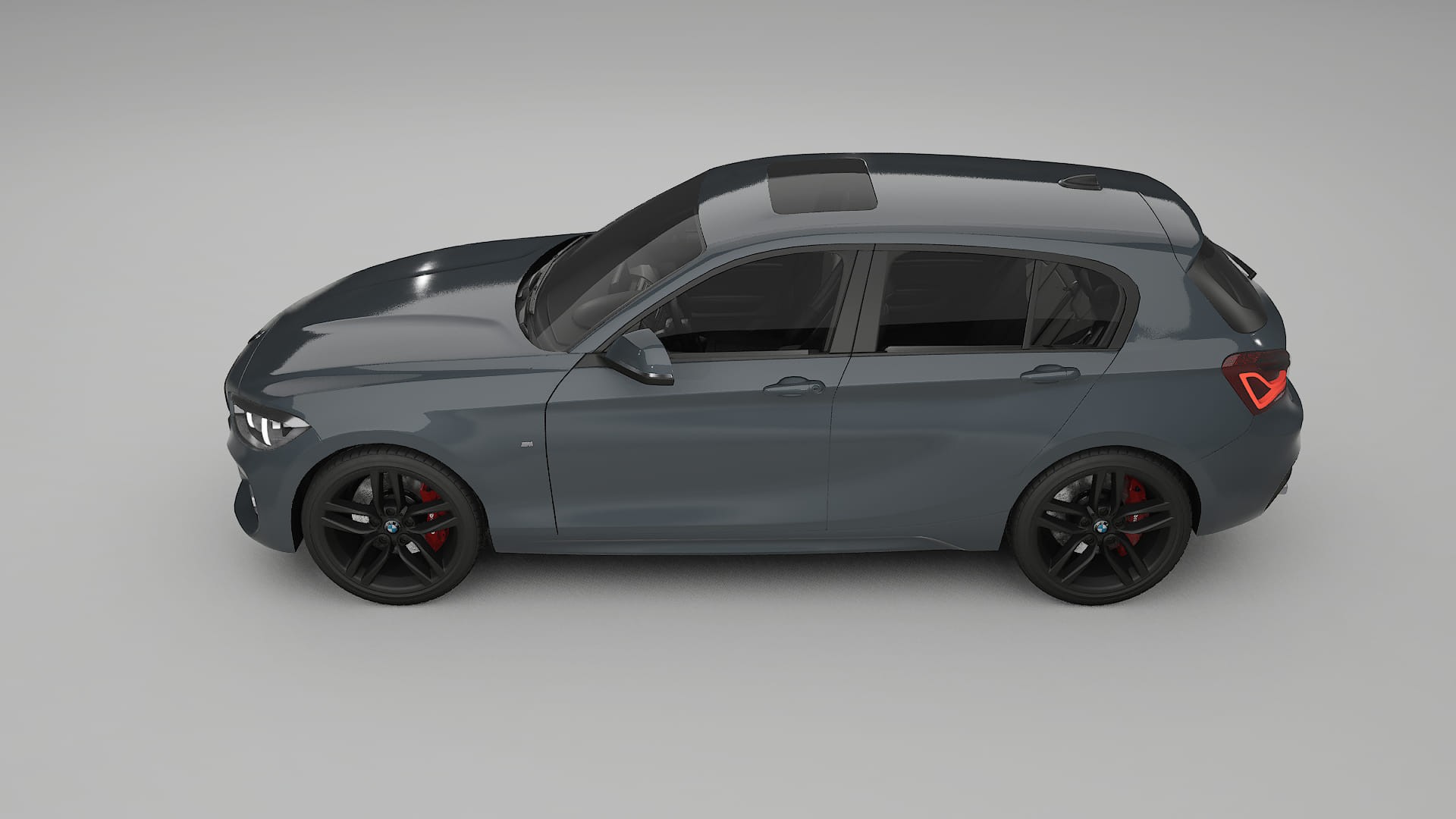 BMW 1 F20 facelift LCI TPU Paint Protection Film | GRANITE Color Change PPF Full Pre-Cut Kit