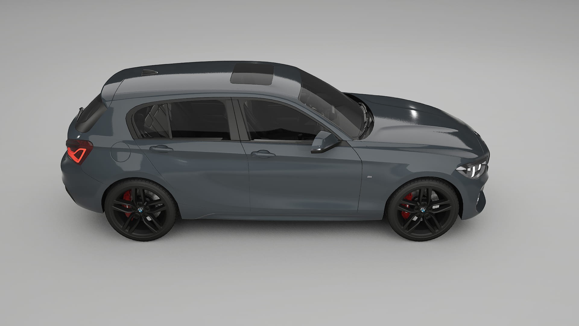 BMW 1 F20 facelift LCI TPU Paint Protection Film | GRANITE Color Change PPF Full Pre-Cut Kit