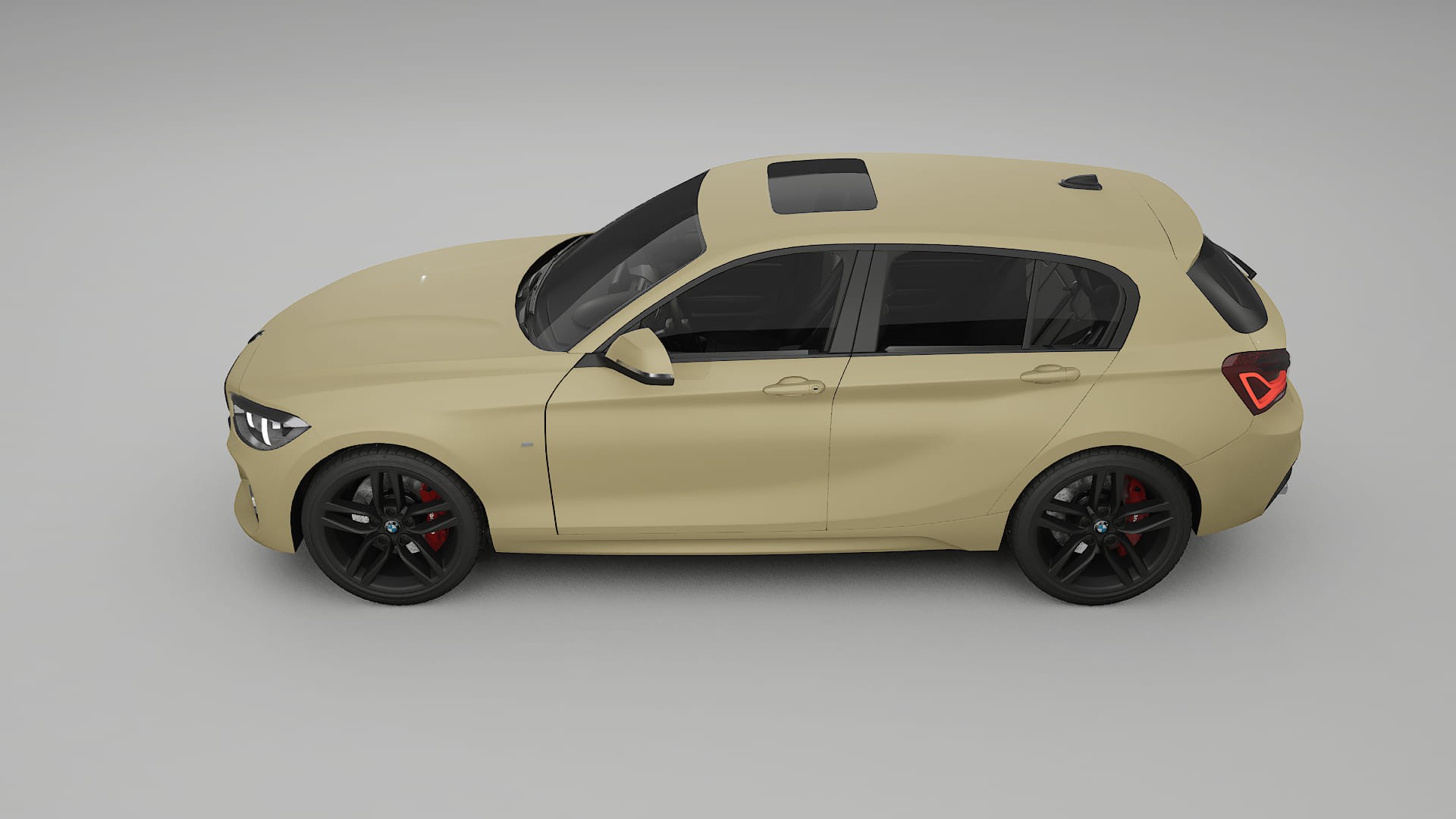 BMW 1 F20 facelift LCI TPU Paint Protection Film | SAND Color Change PPF Full Pre-Cut Kit