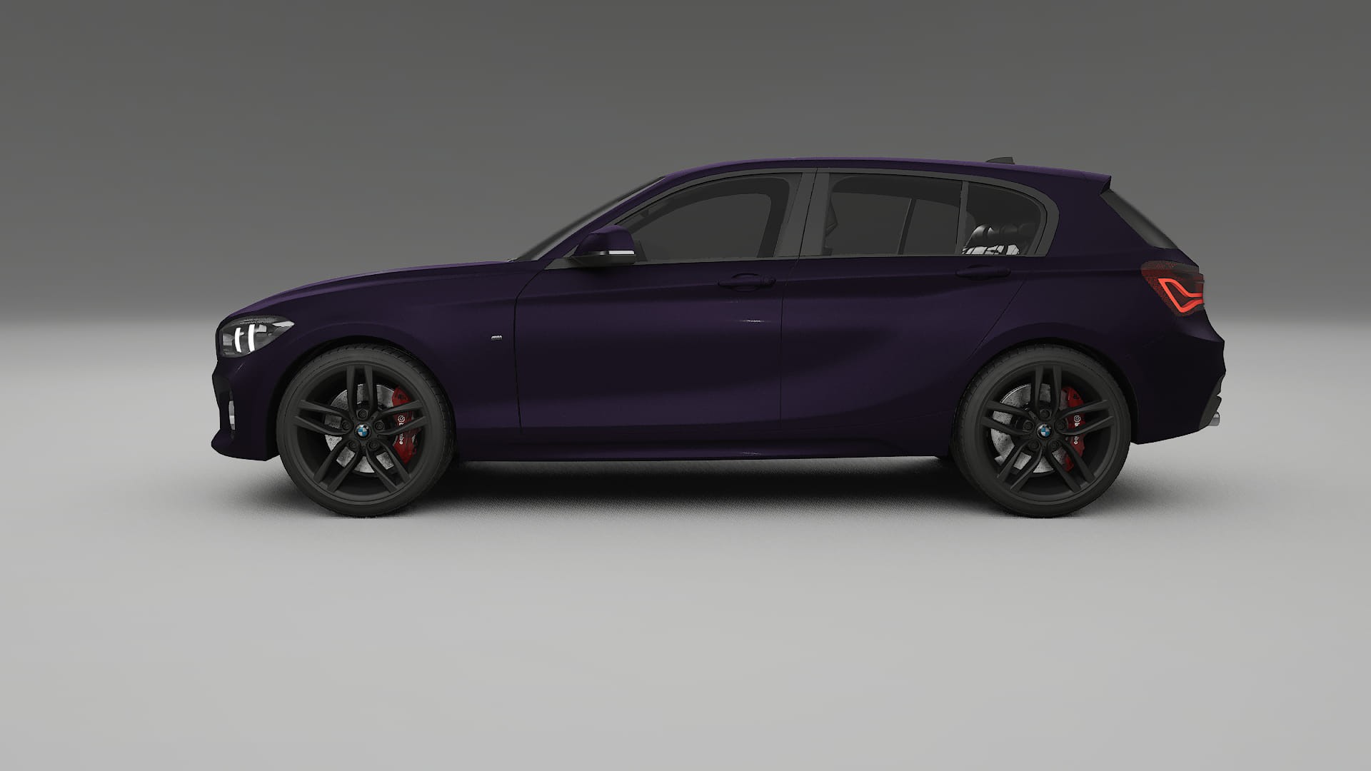 BMW 1 F20 facelift LCI TPU Paint Protection Film | VIOLET Color Change PPF Full Pre-Cut Kit