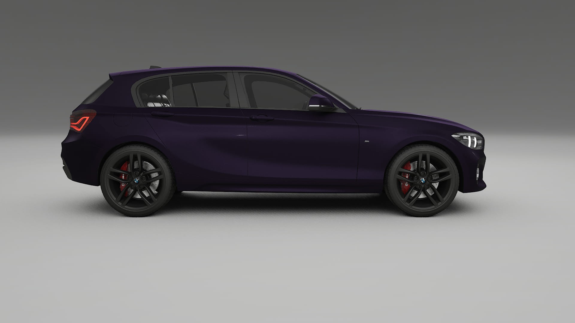 BMW 1 F20 facelift LCI TPU Paint Protection Film | VIOLET Color Change PPF Full Pre-Cut Kit