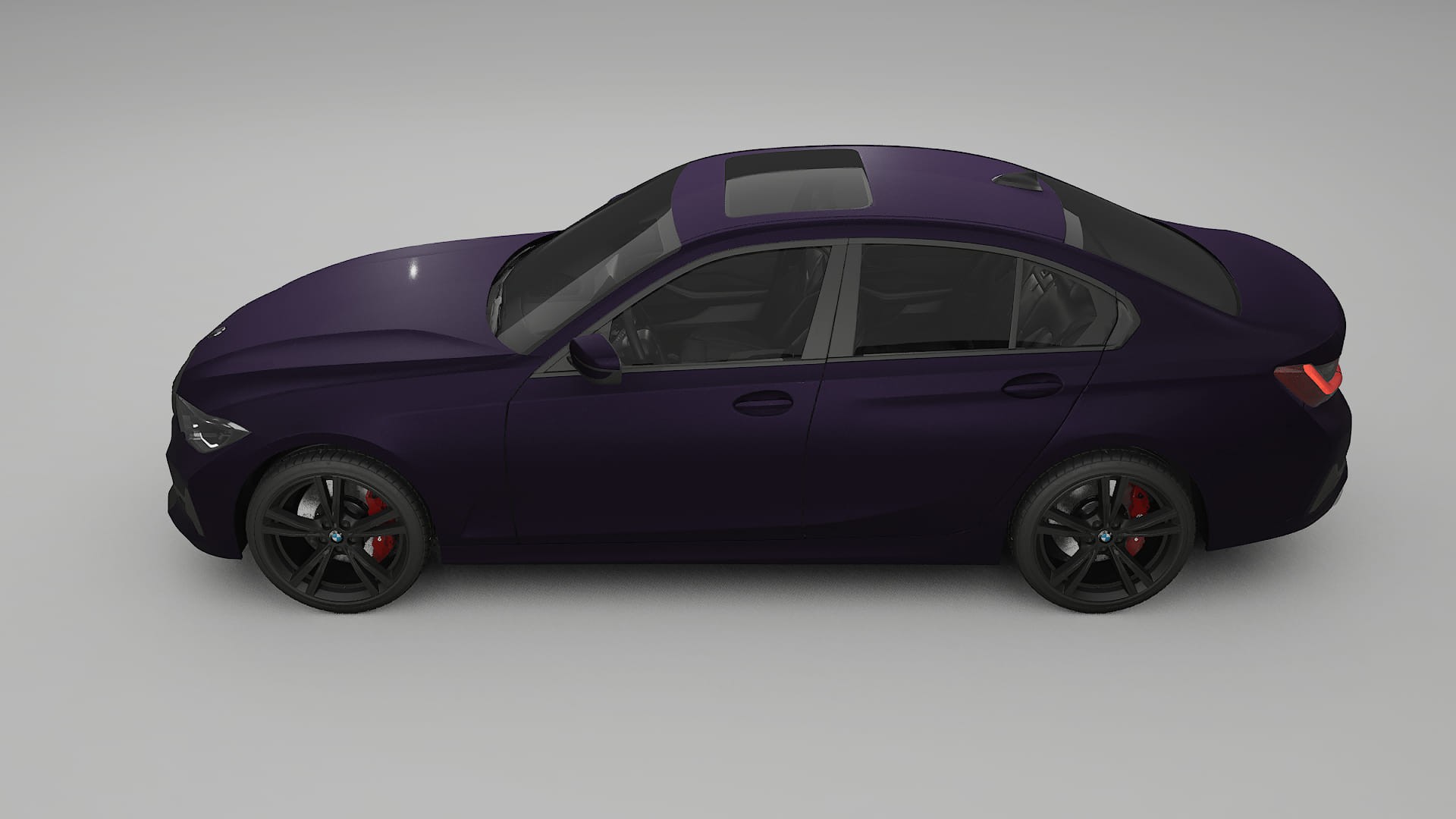 BMW 3 G20 prefacelift pre-LCI TPU Paint Protection Film | VIOLET Color Change PPF Full Pre-Cut Kit